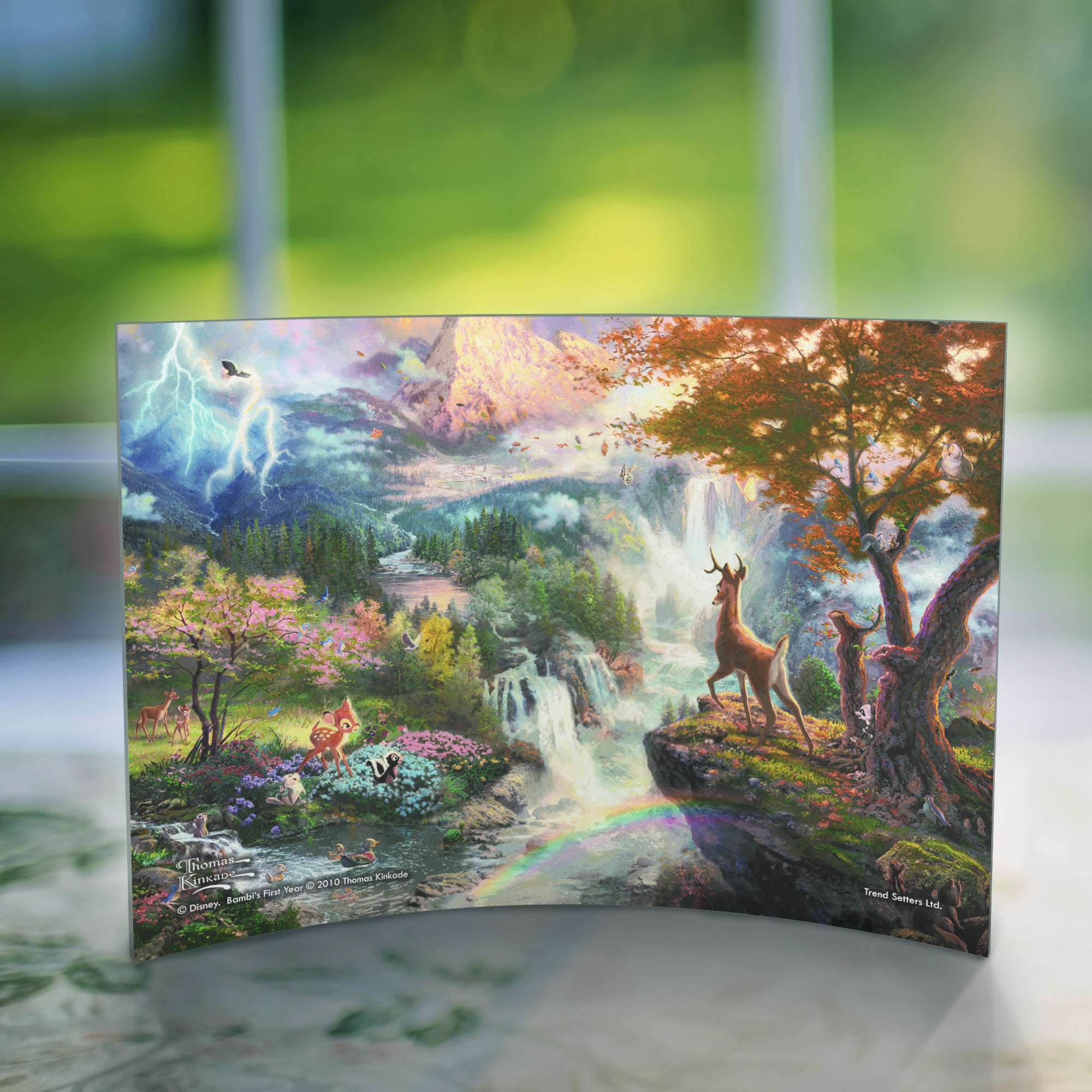 Disney (Bambis First Year) 10" x 7" Curved Acrylic Print ACP1007CUR090