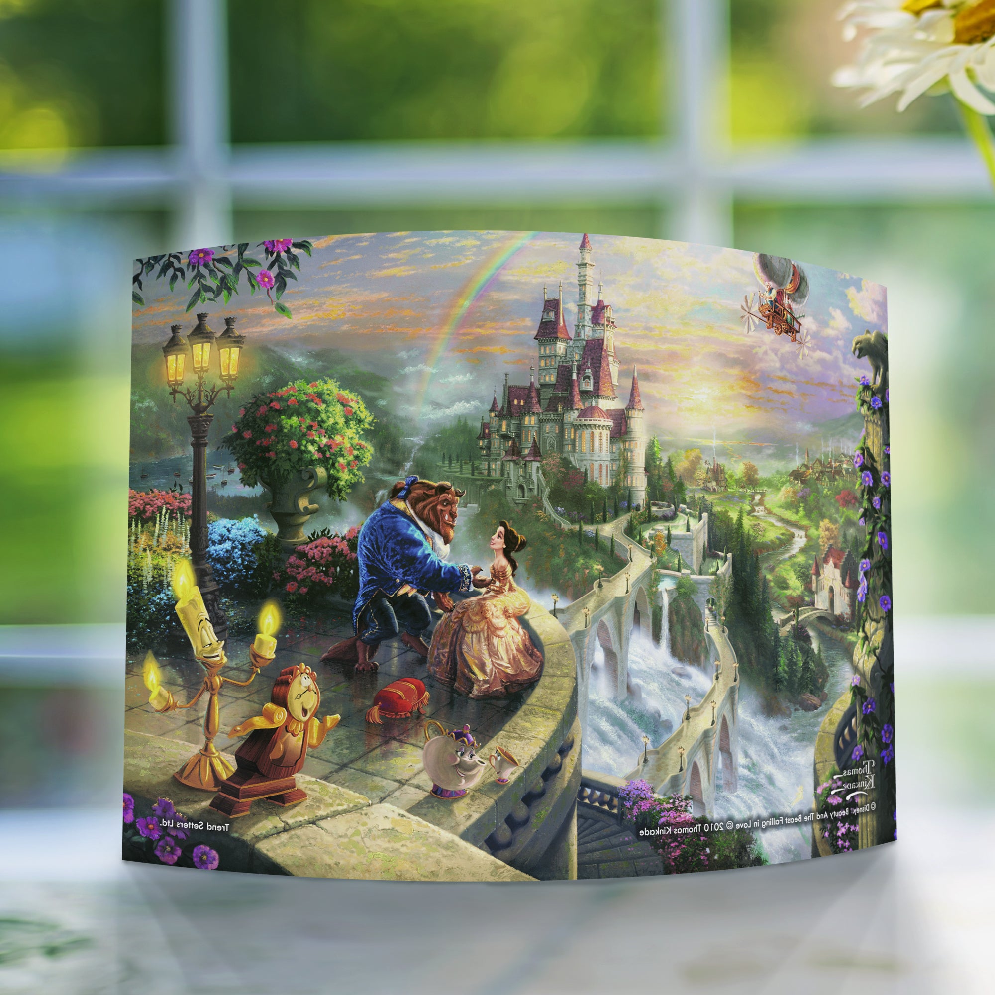 Disney (Beauty And The Beast Falling in Love) 10" x 7" Curved Acrylic Print ACP1007CUR091