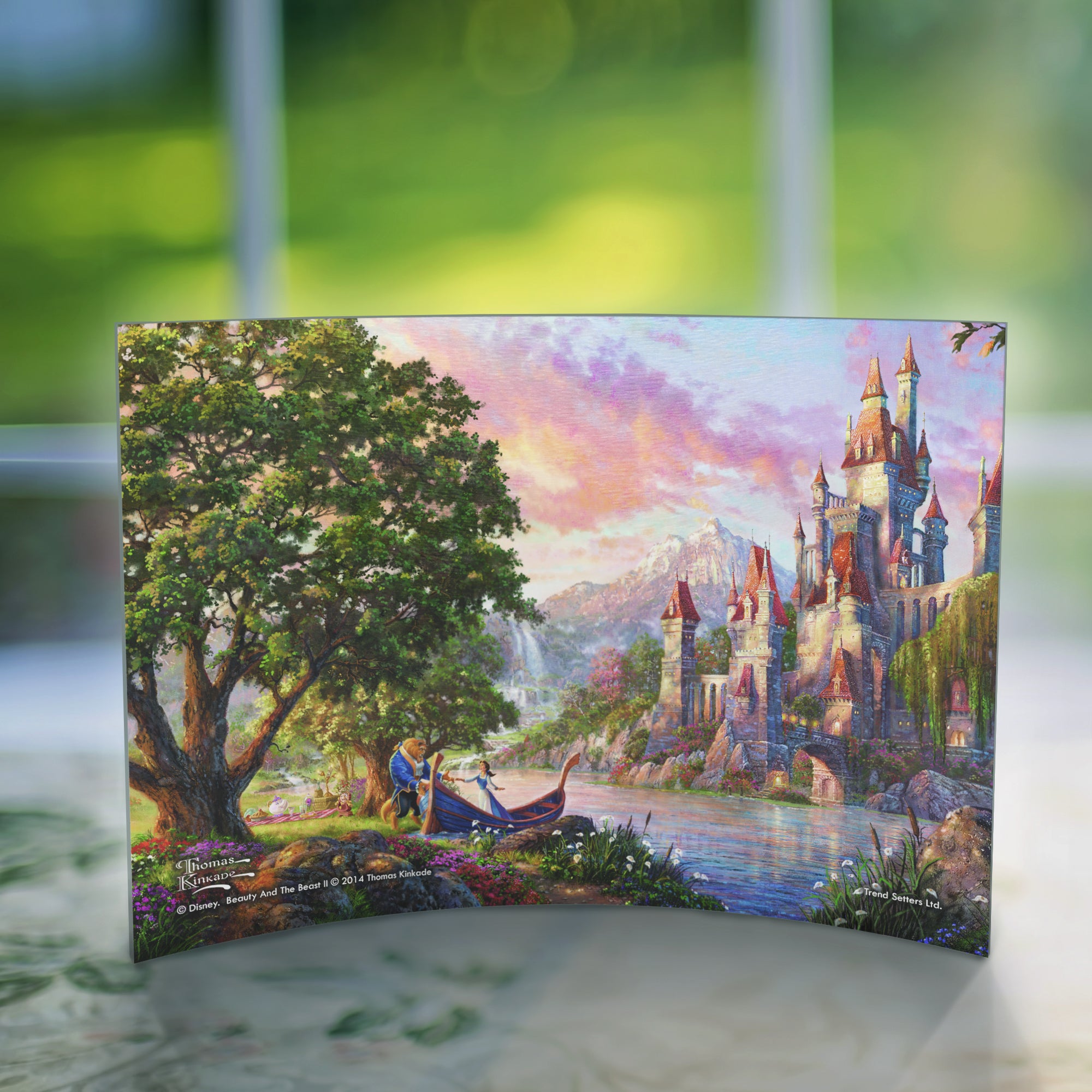 Disney (Beauty And The Beast II) 10" x 7" Curved Acrylic Print ACP1007CUR092