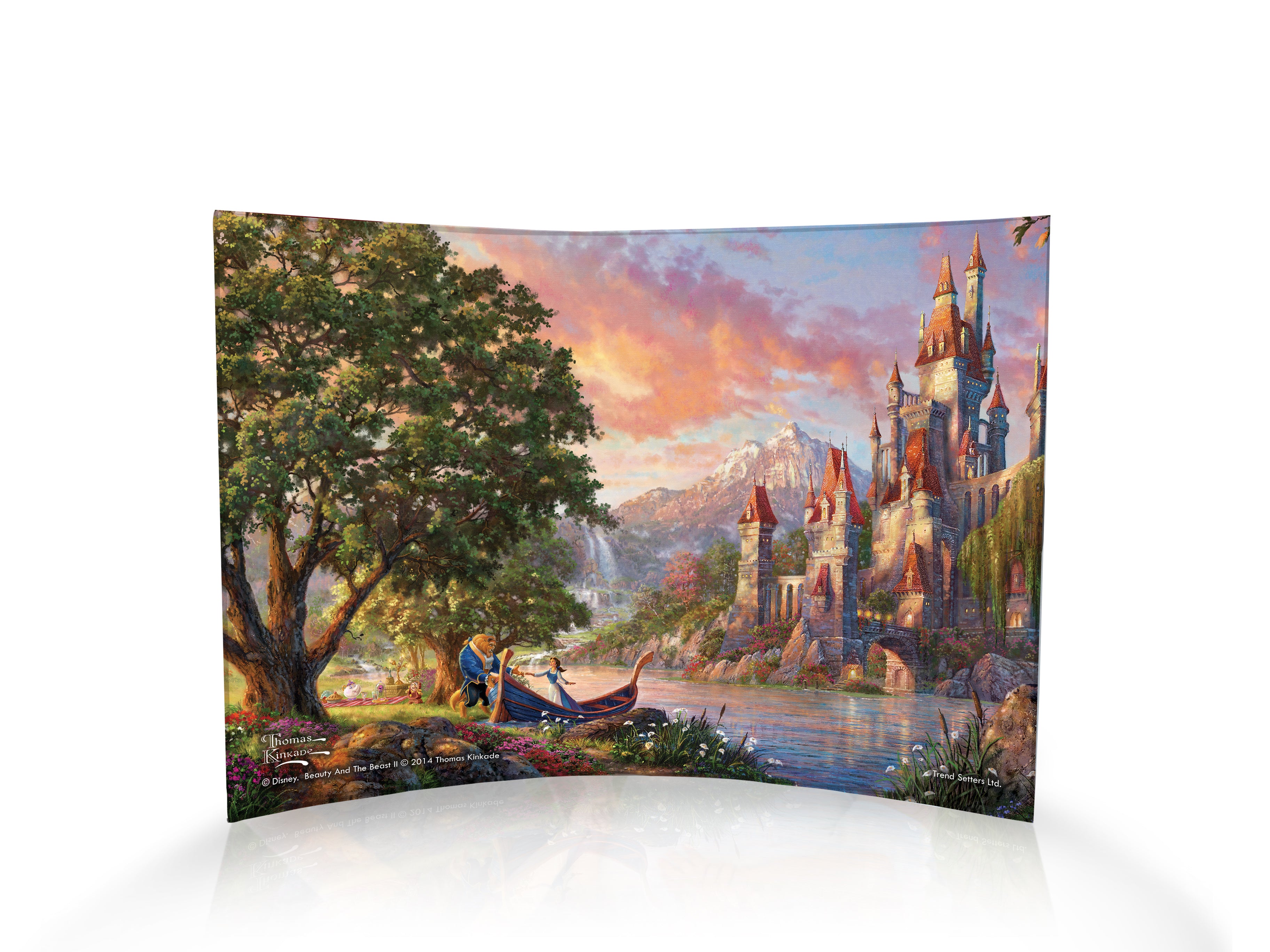 Disney (Beauty And The Beast II) 10" x 7" Curved Acrylic Print ACP1007CUR092