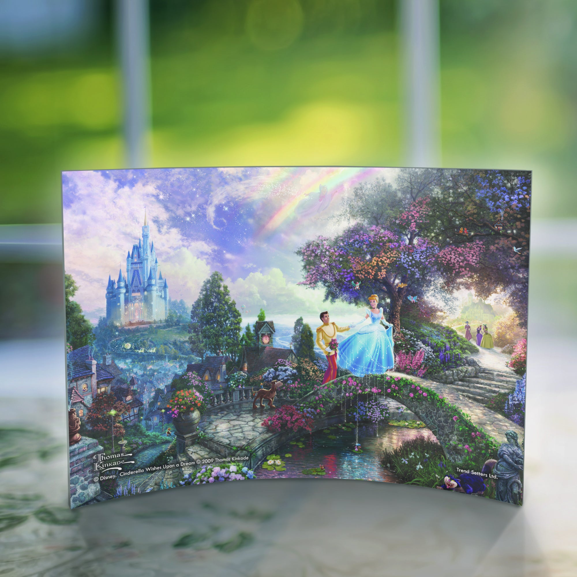 Disney (Cinderella Wishes Upon a Dream) 10" x 7" Curved Acrylic Print ACP1007CUR093