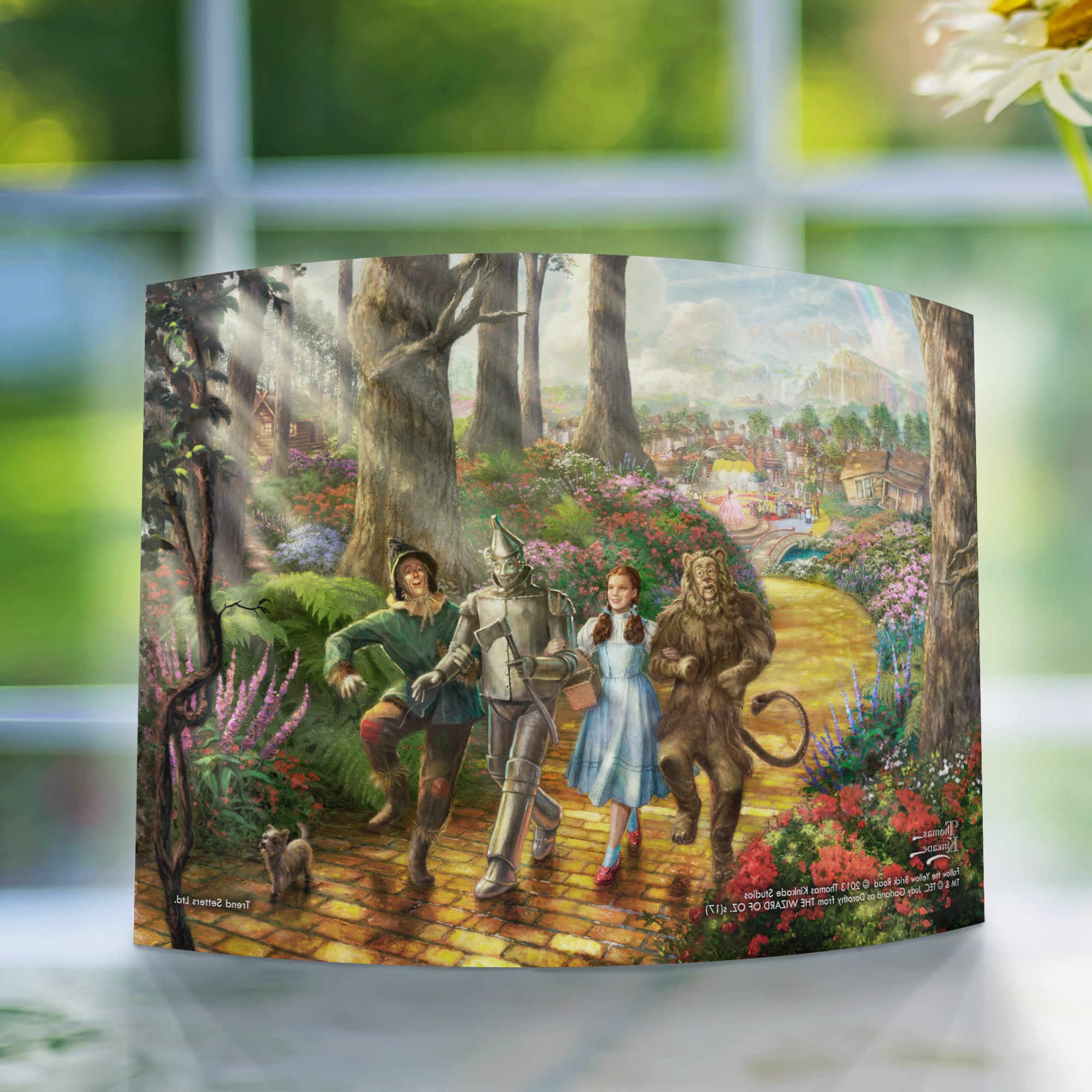 Wizard of Oz (Follow the Yellow Brick Road - Thomas Kinkade Studios) 10" x 7" Curved Acrylic Print ACP1007CUR096