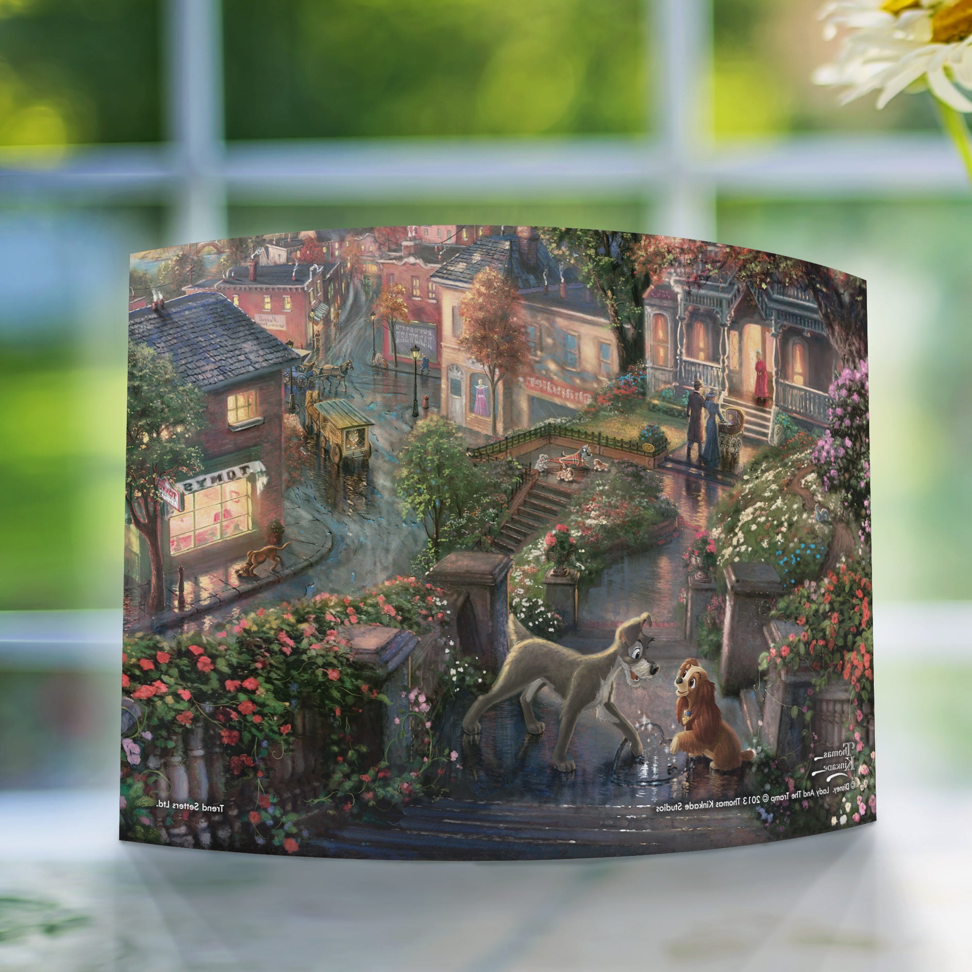 Disney (Lady And The Tramp) 10" x 7" Curved Acrylic Print ACP1007CUR098