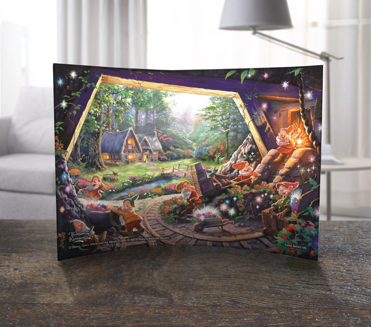 Disney (Snow White and the Seven Dwarfs) 10” x 7” Curved Acrylic Print ACP1007CUR102