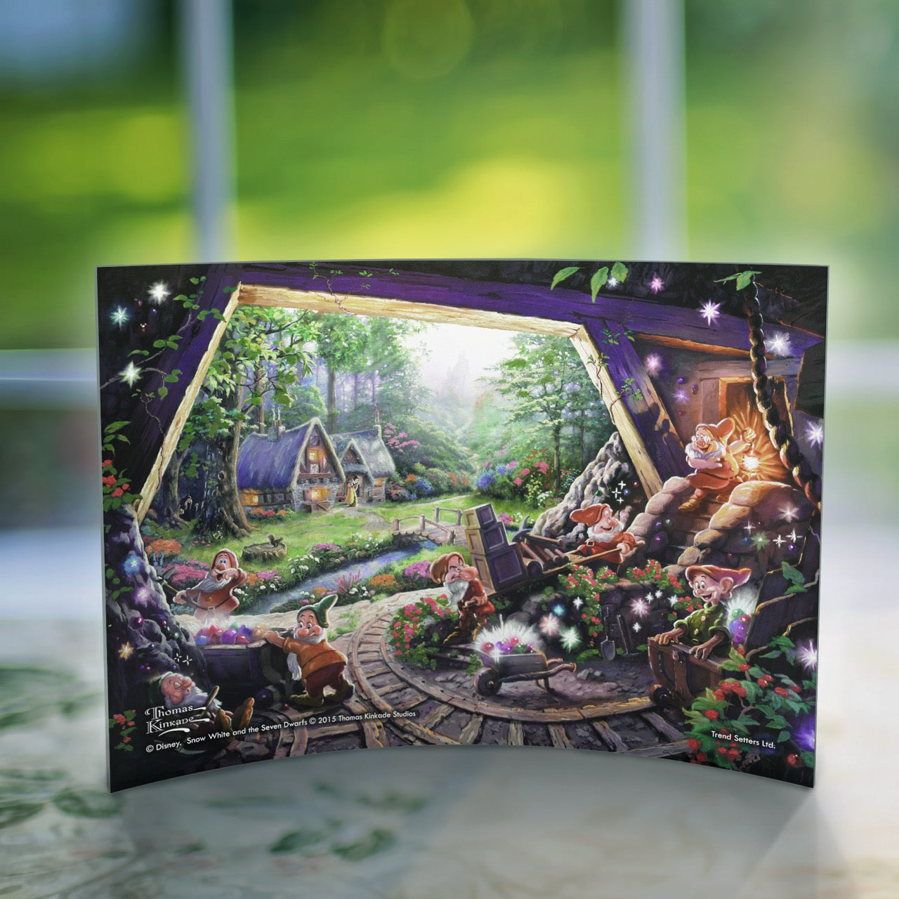 Disney (Snow White and the Seven Dwarfs) 10” x 7” Curved Acrylic Print ACP1007CUR102