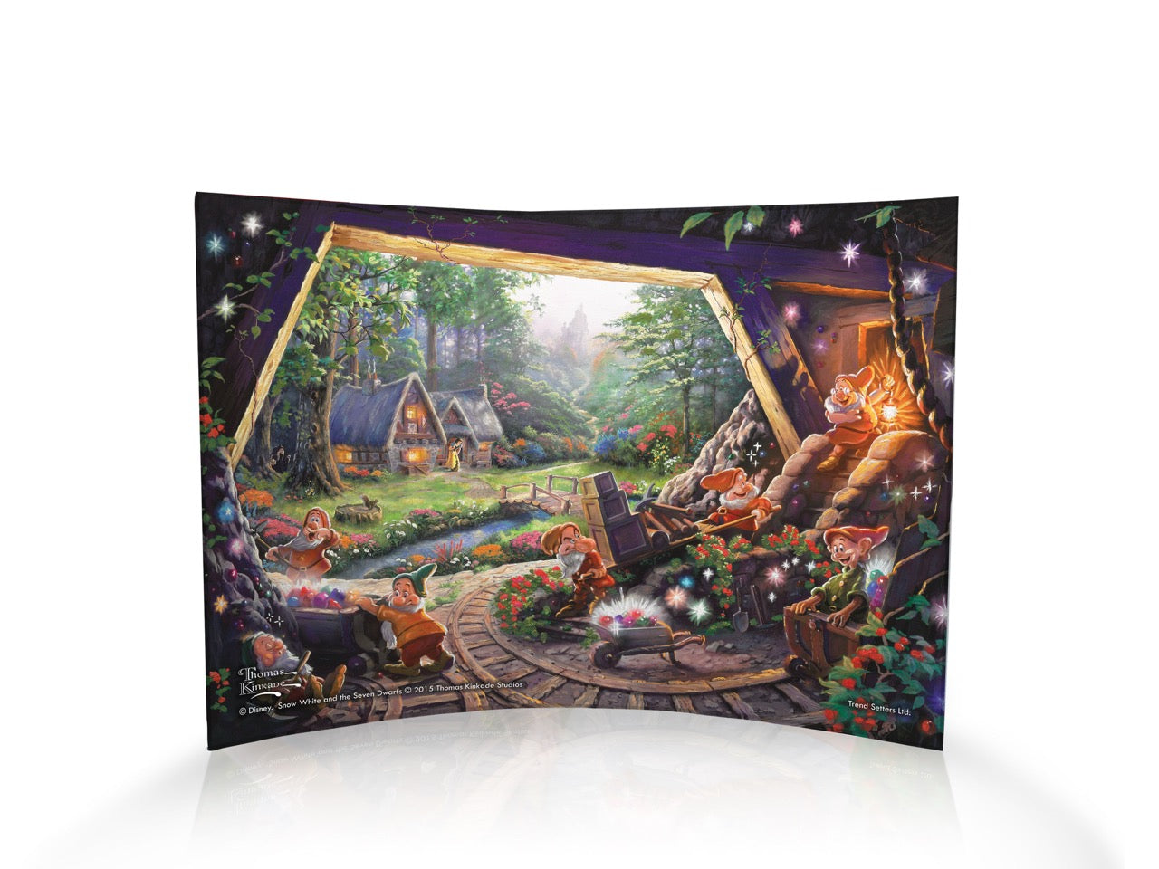Disney (Snow White and the Seven Dwarfs) 10” x 7” Curved Acrylic Print ACP1007CUR102