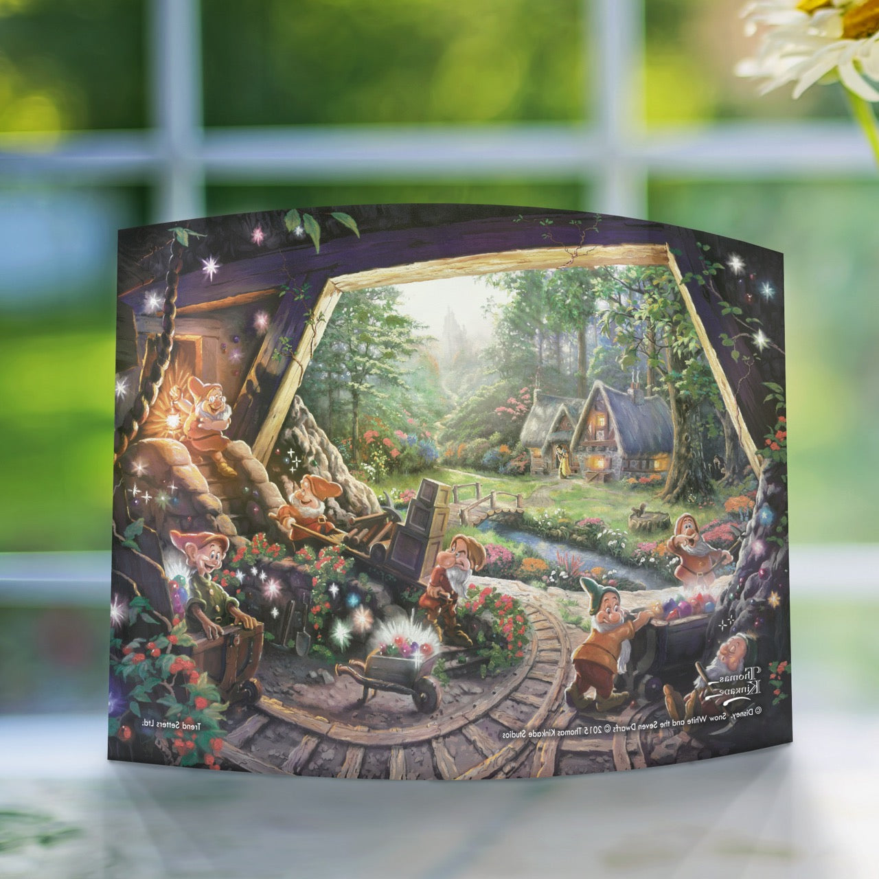 Disney (Snow White and the Seven Dwarfs) 10” x 7” Curved Acrylic Print ACP1007CUR102