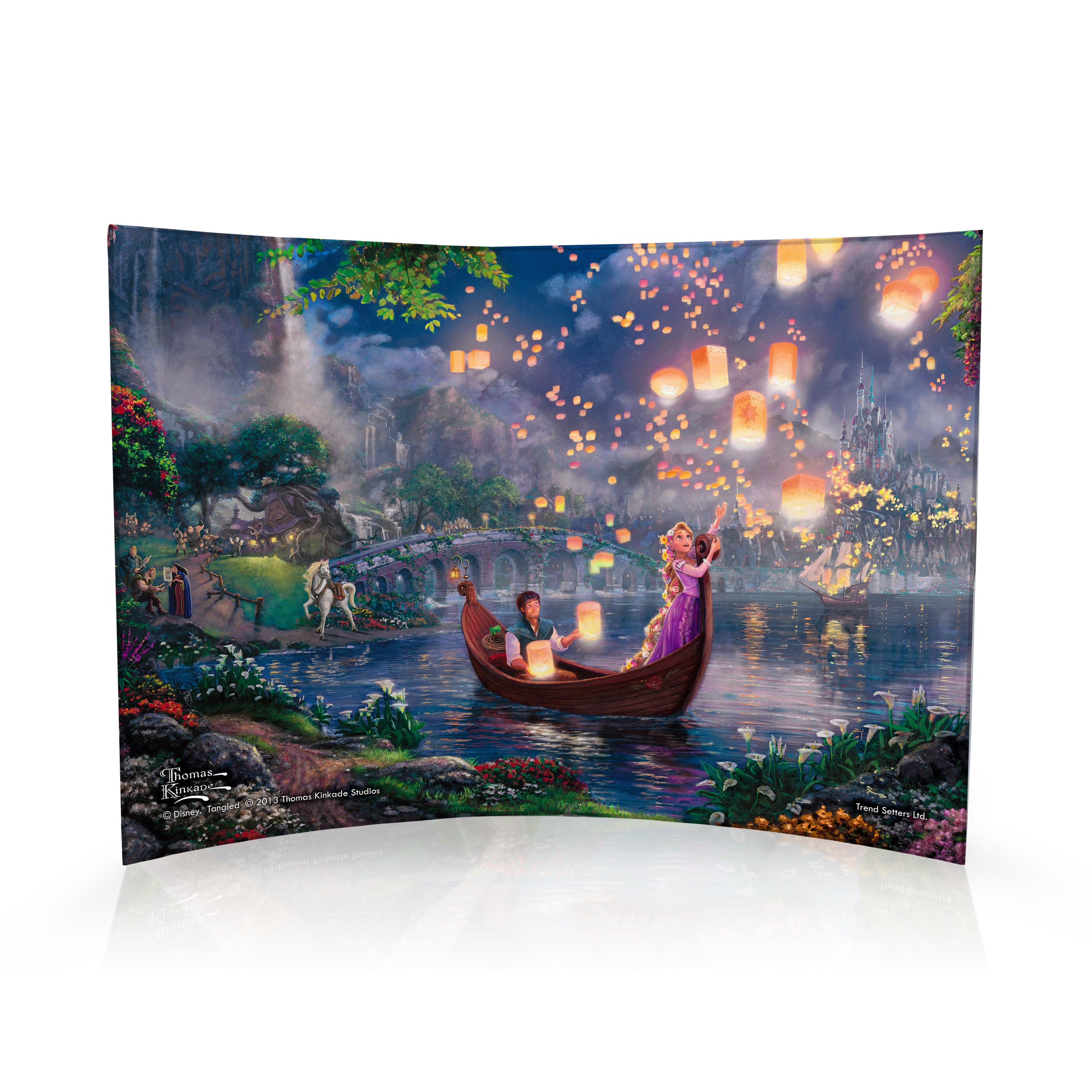 Disney (Tangled) 10" x 7" Curved Acrylic Print ACP1007CUR104