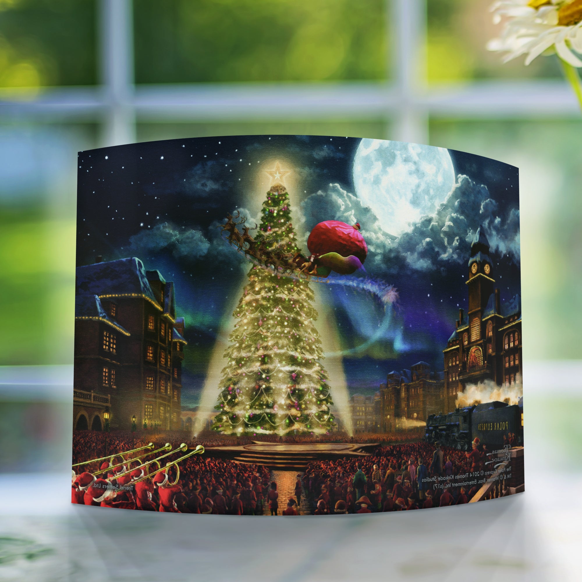 The Polar Express (Thomas Kinkade Studios Studios) 10" x 7" Curved Acrylic Print ACP1007CUR109