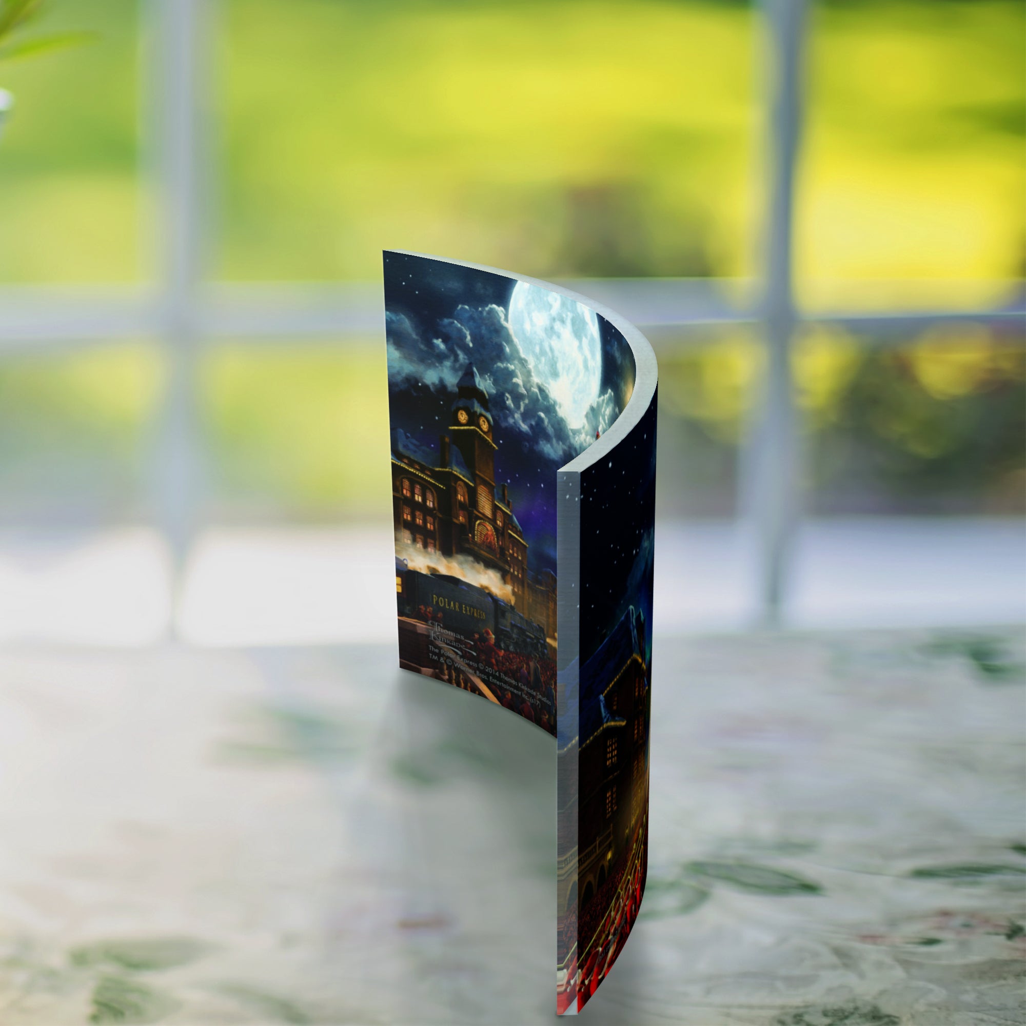 The Polar Express (Thomas Kinkade Studios Studios) 10" x 7" Curved Acrylic Print ACP1007CUR109