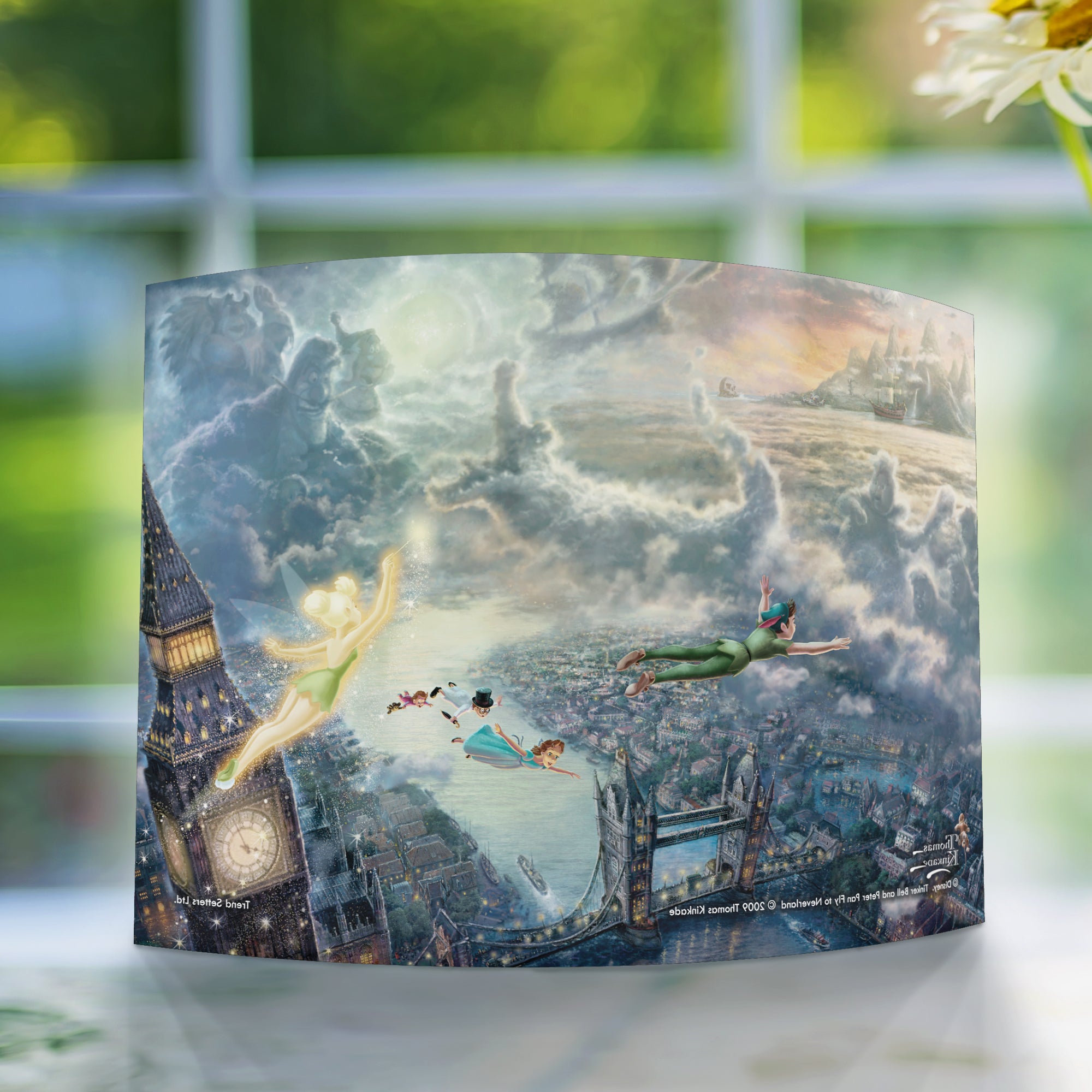 Disney (Tinker Bell and Peter Pan Fly to Neverland) 10" x 7" Curved Acrylic Print ACP1007CUR111