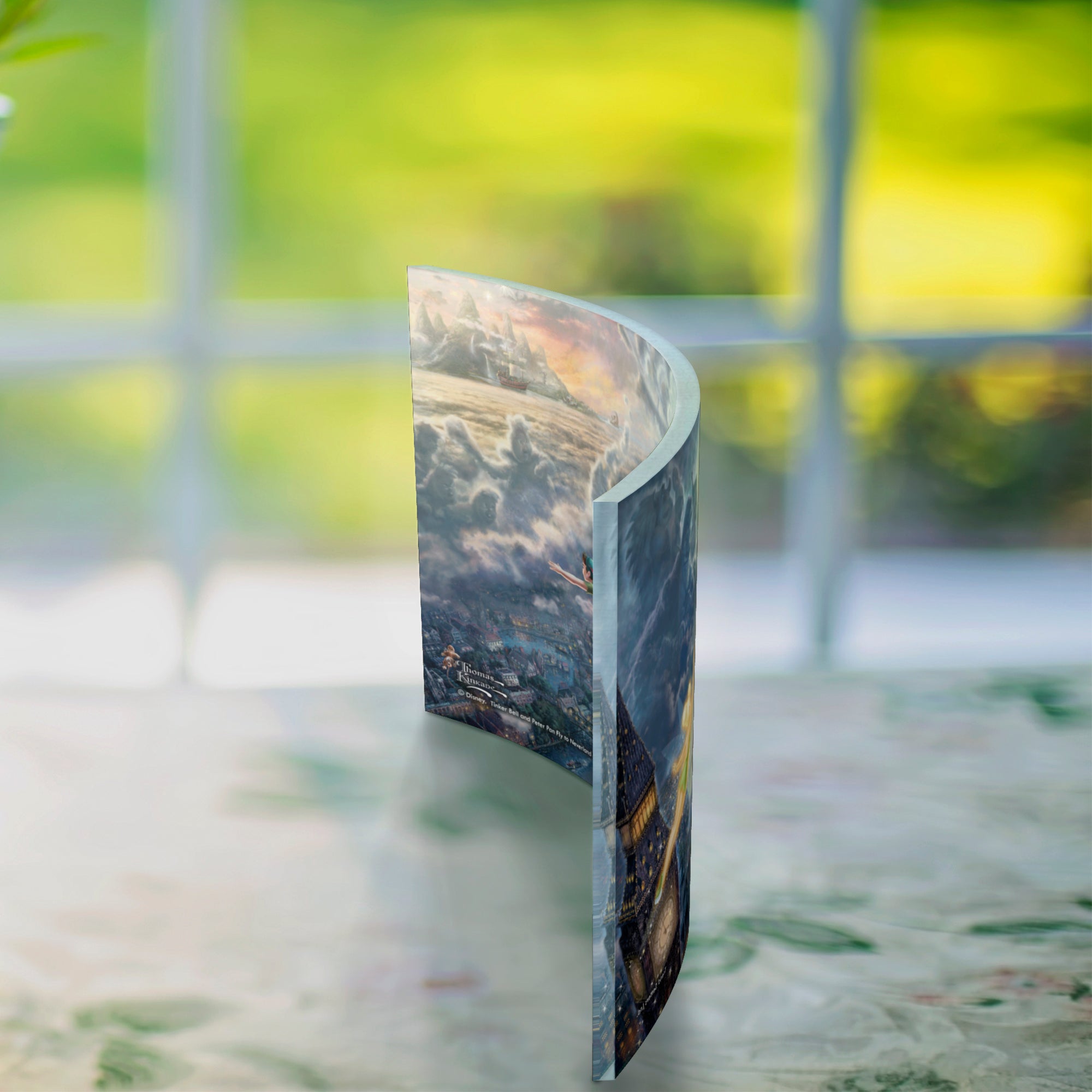 Disney (Tinker Bell and Peter Pan Fly to Neverland) 10" x 7" Curved Acrylic Print ACP1007CUR111