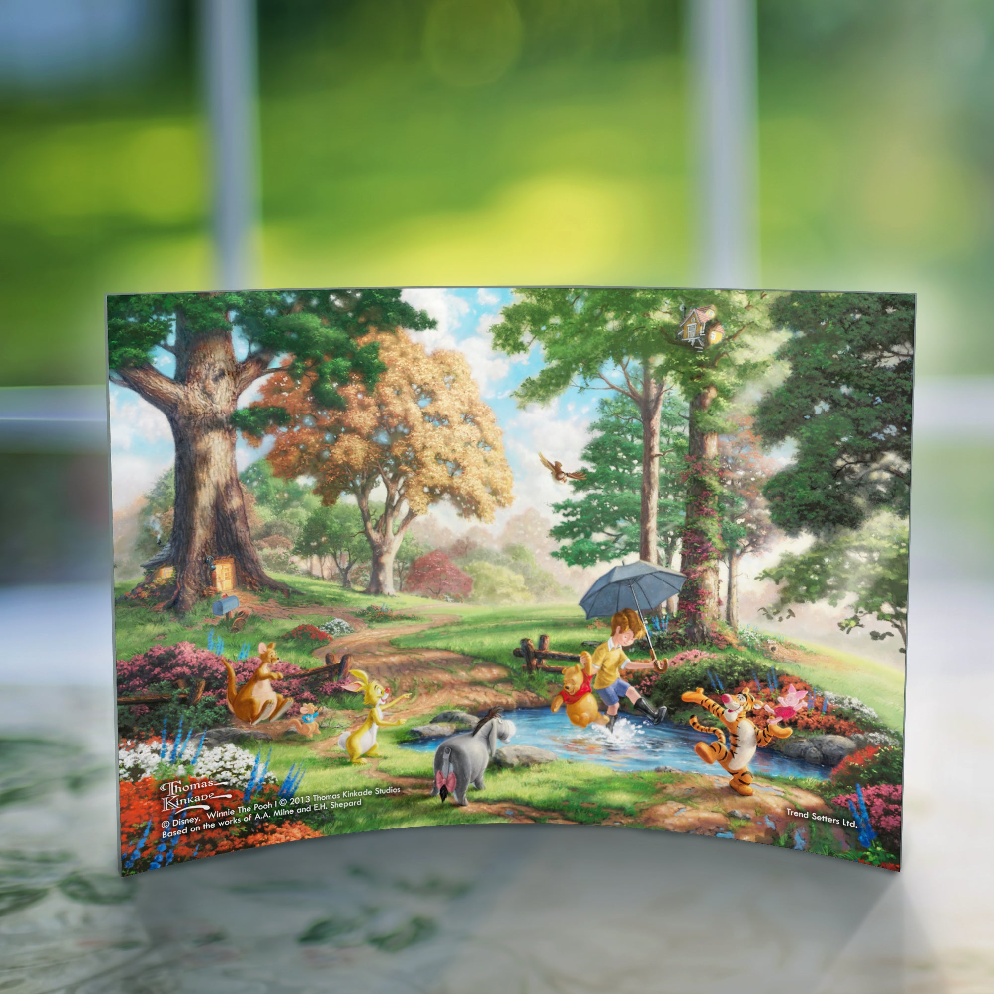 Disney (Winnie The Pooh I) 10" x 7" Curved Acrylic Print ACP1007CUR112