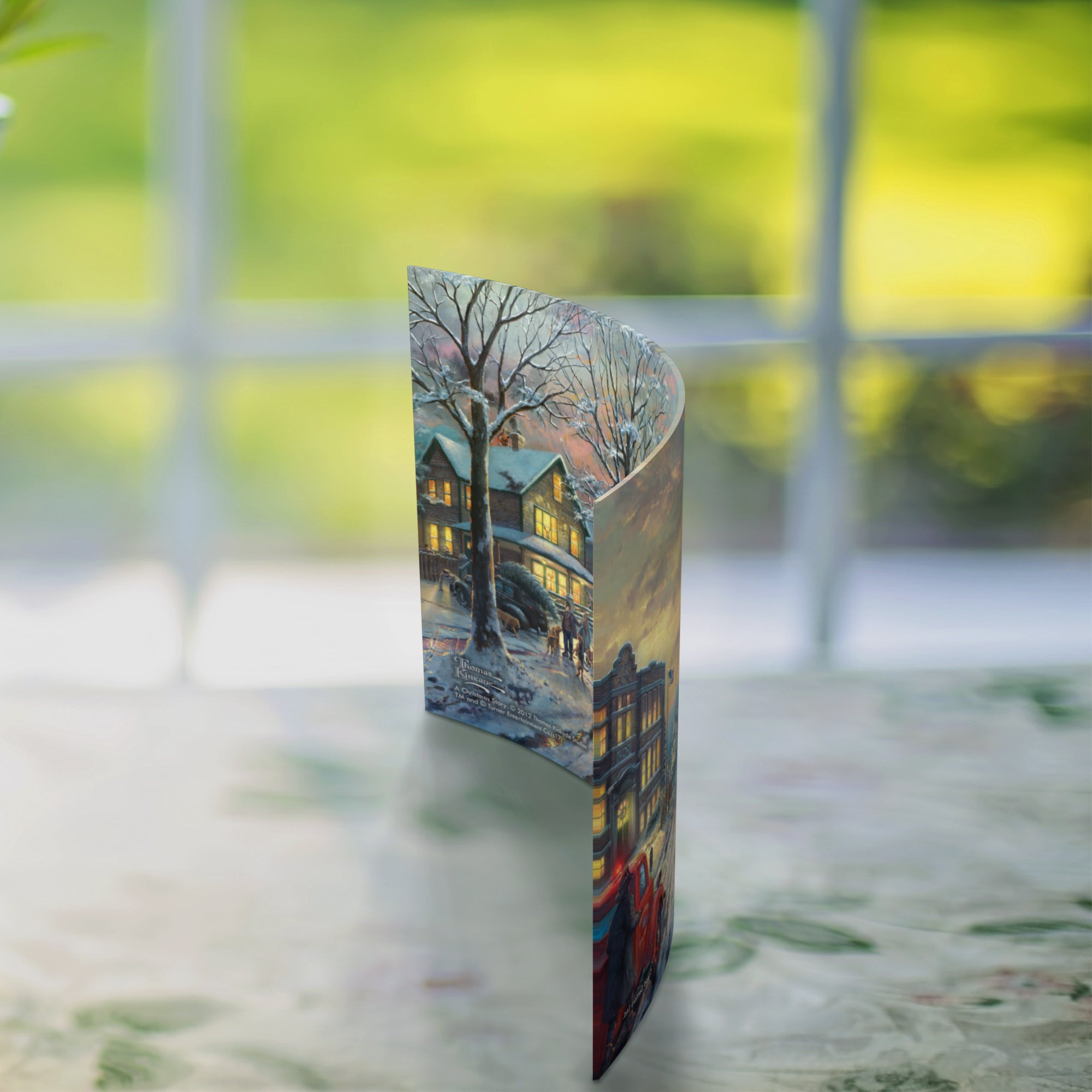 A Christmas Story (Thomas Kinkade Studios Studios) 10" x 7" Curved Acrylic Print ACP1007CUR115