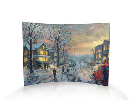 A Christmas Story (Thomas Kinkade Studios) 10" x 7" Curved Acrylic Print ACP1007CUR115