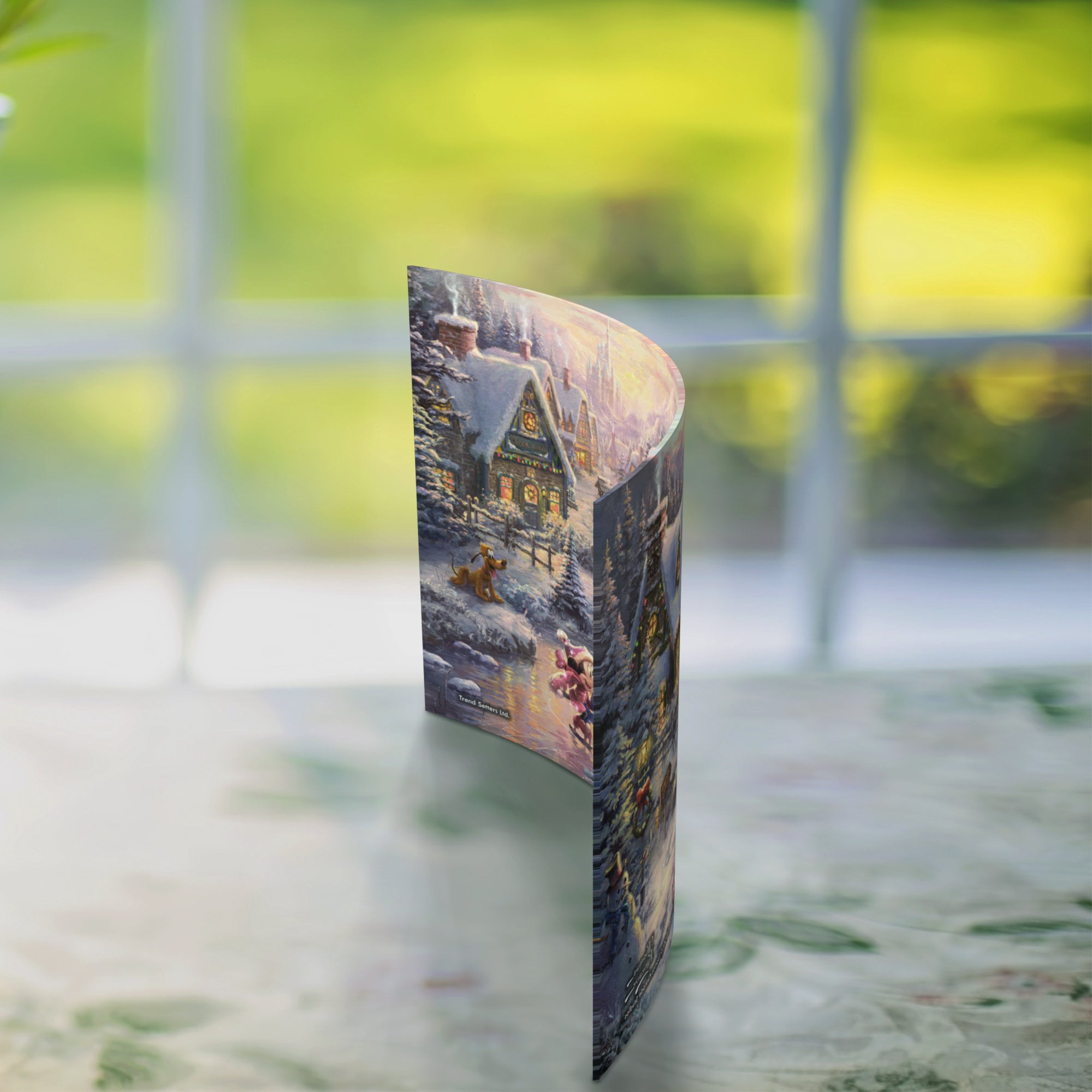 Disney (Mickey and Minnie Sweetheart Holiday) 10" x 7" Curved Acrylic Print ACP1007CUR116