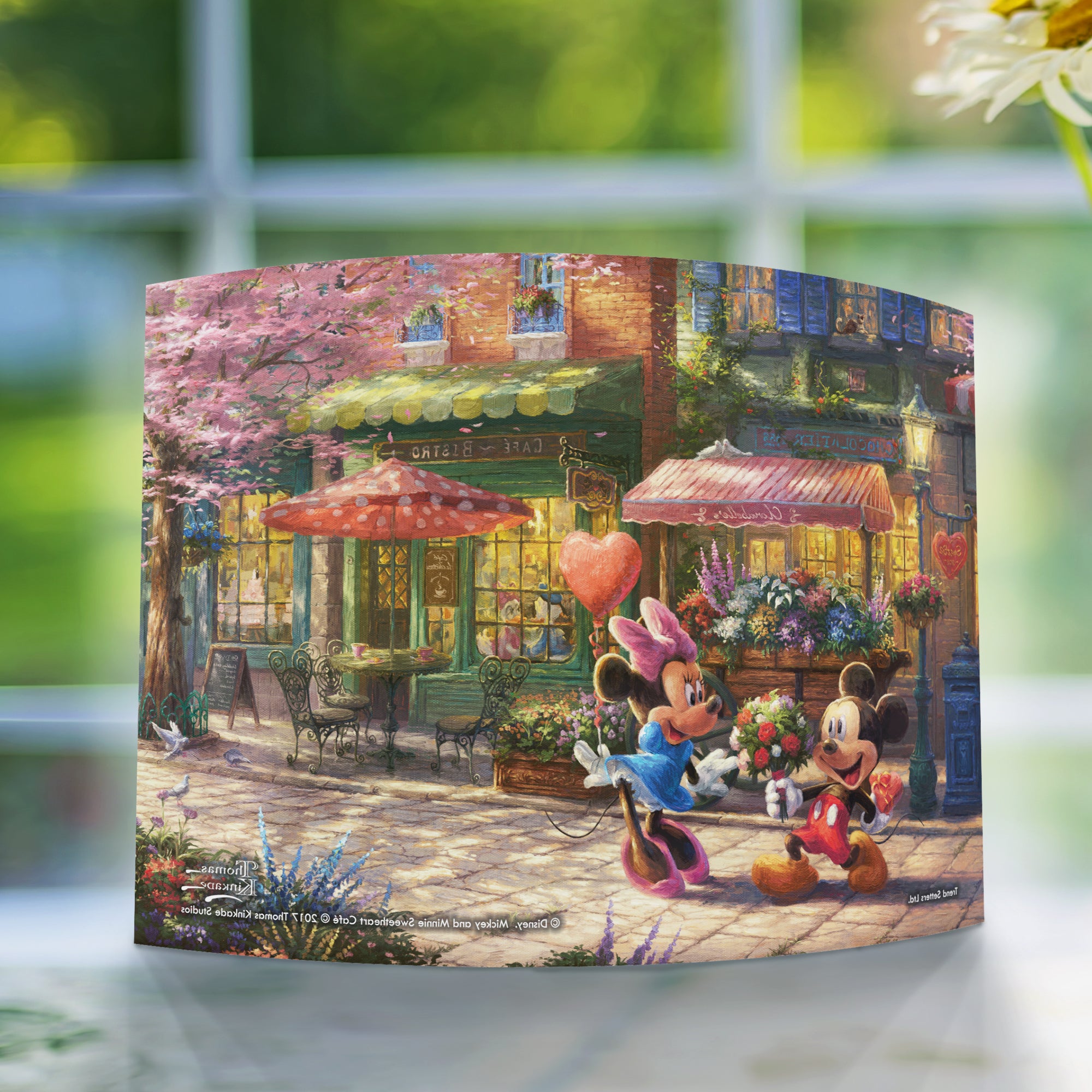Disney (Mickey and Minnie Mouse - Sweetheart Cafe) 10" x 7" Curved Acrylic Print ACP1007CUR119