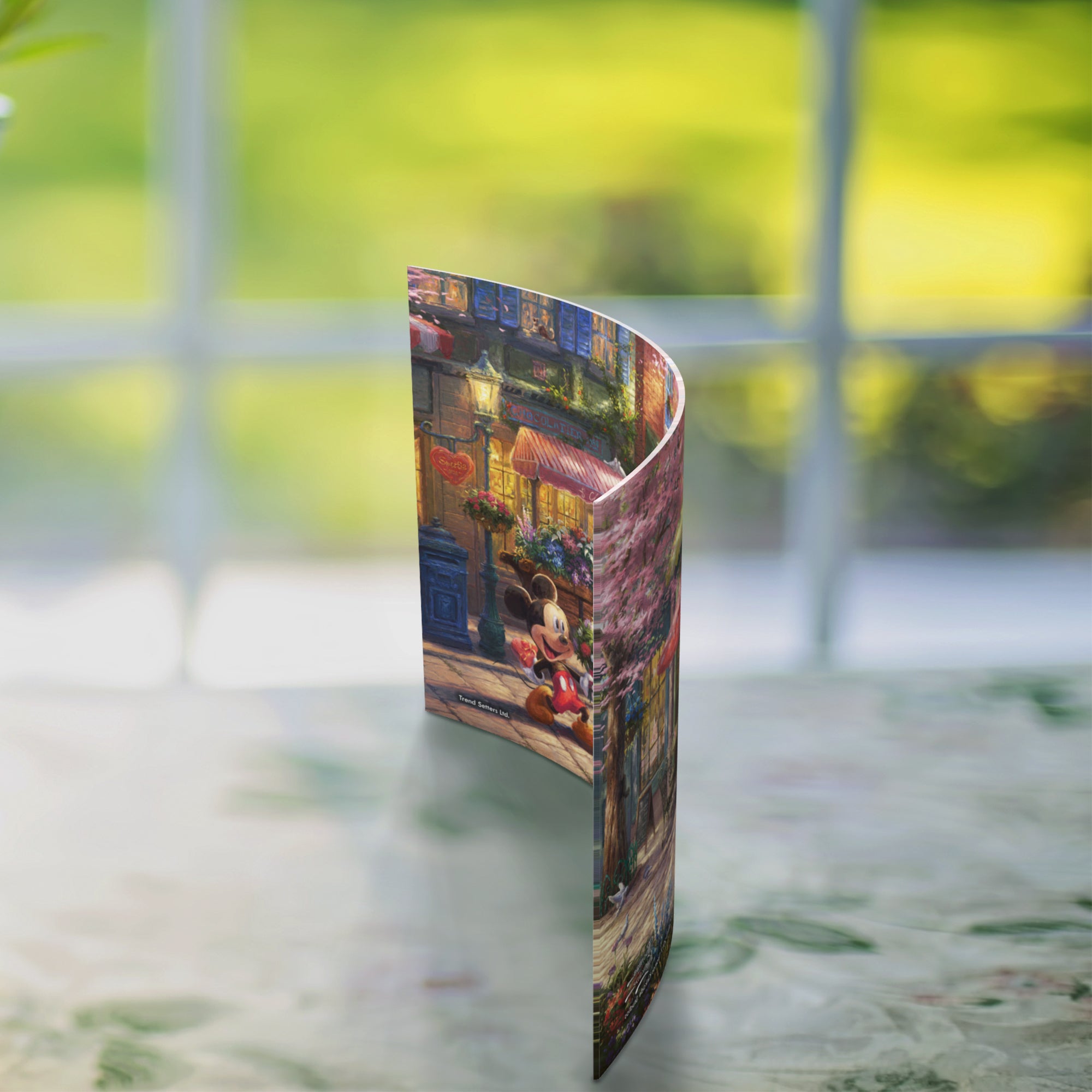 Disney (Mickey and Minnie Mouse - Sweetheart Cafe) 10" x 7" Curved Acrylic Print ACP1007CUR119