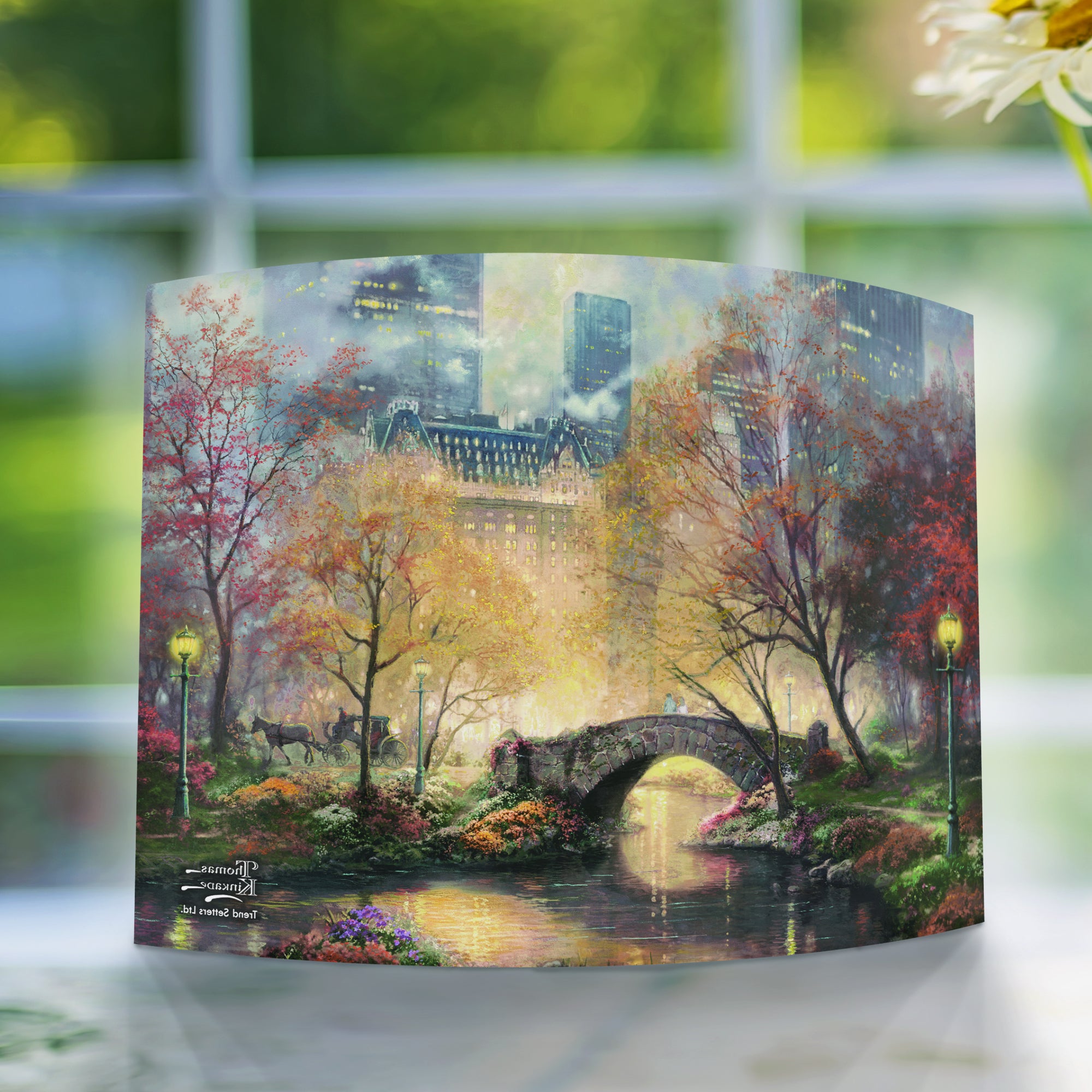 Thomas Kinkade Studios (Central Park in the Fall) 10" x 7" Curved Acrylic Print ACP1007CUR120