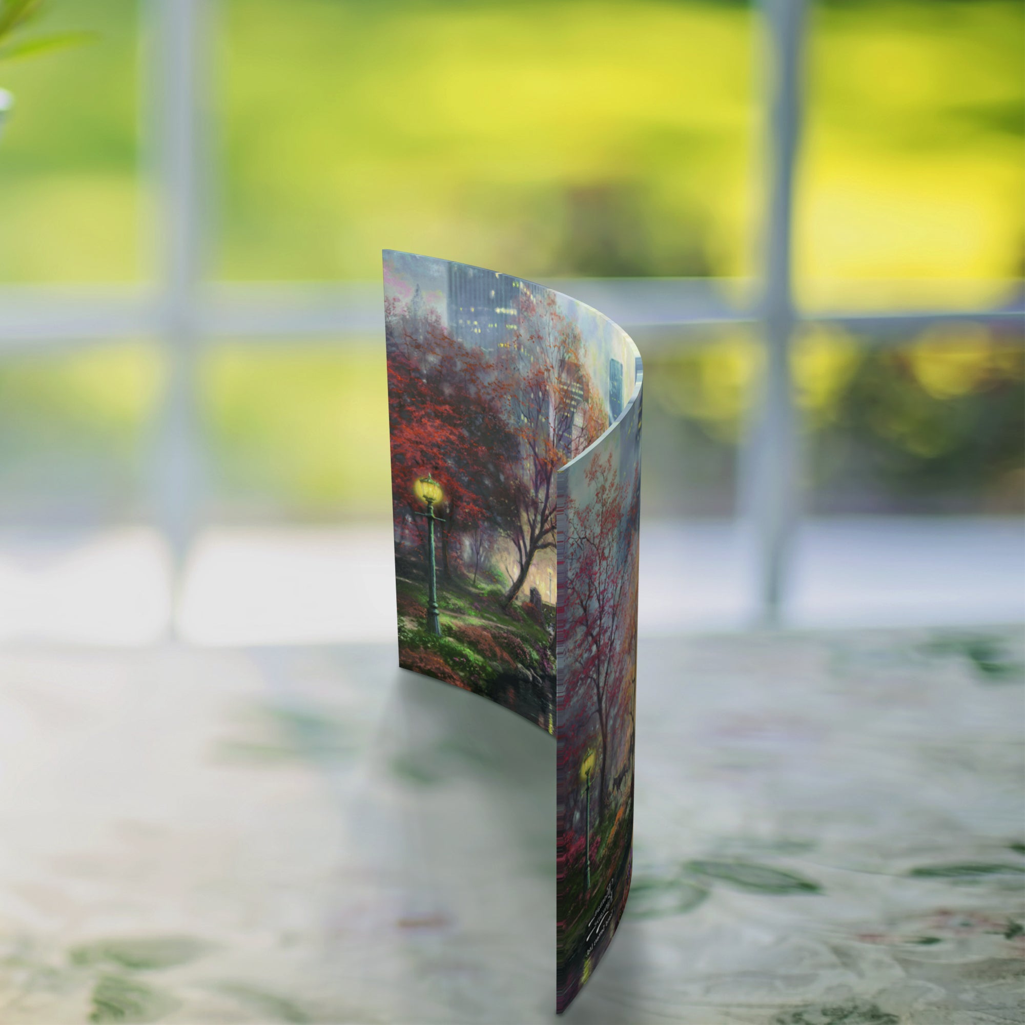 Thomas Kinkade Studios (Central Park in the Fall) 10" x 7" Curved Acrylic Print ACP1007CUR120