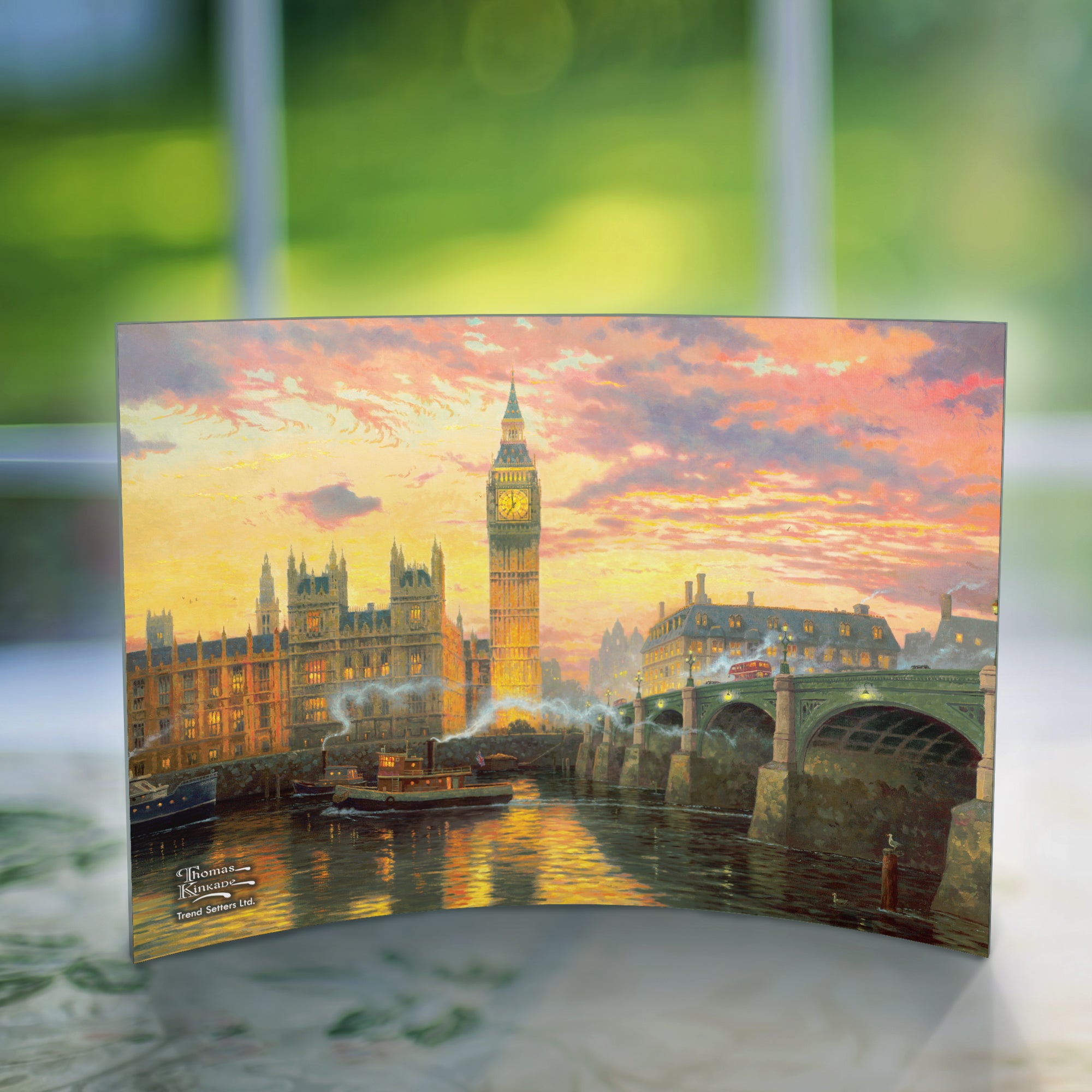 Thomas Kinkade Studios (London) 10" x 7" Curved Acrylic Print ACP1007CUR121