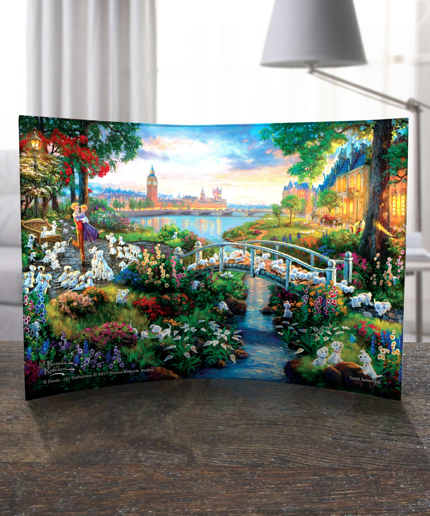 Disney (101 Dalmatians) 10" x 7" Curved Acrylic Print ACP1007CUR134