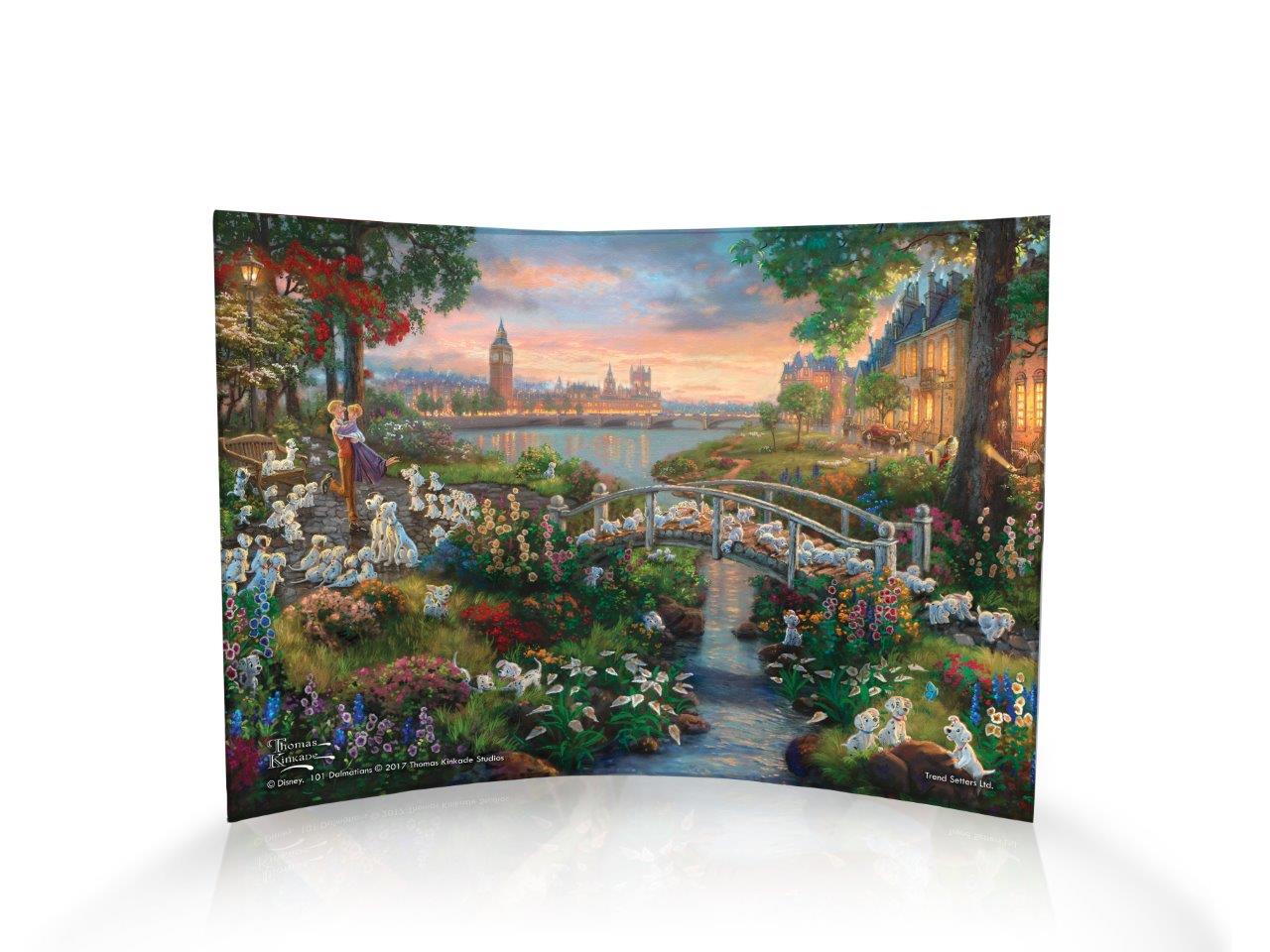 Disney (101 Dalmatians) 10" x 7" Curved Acrylic Print ACP1007CUR134