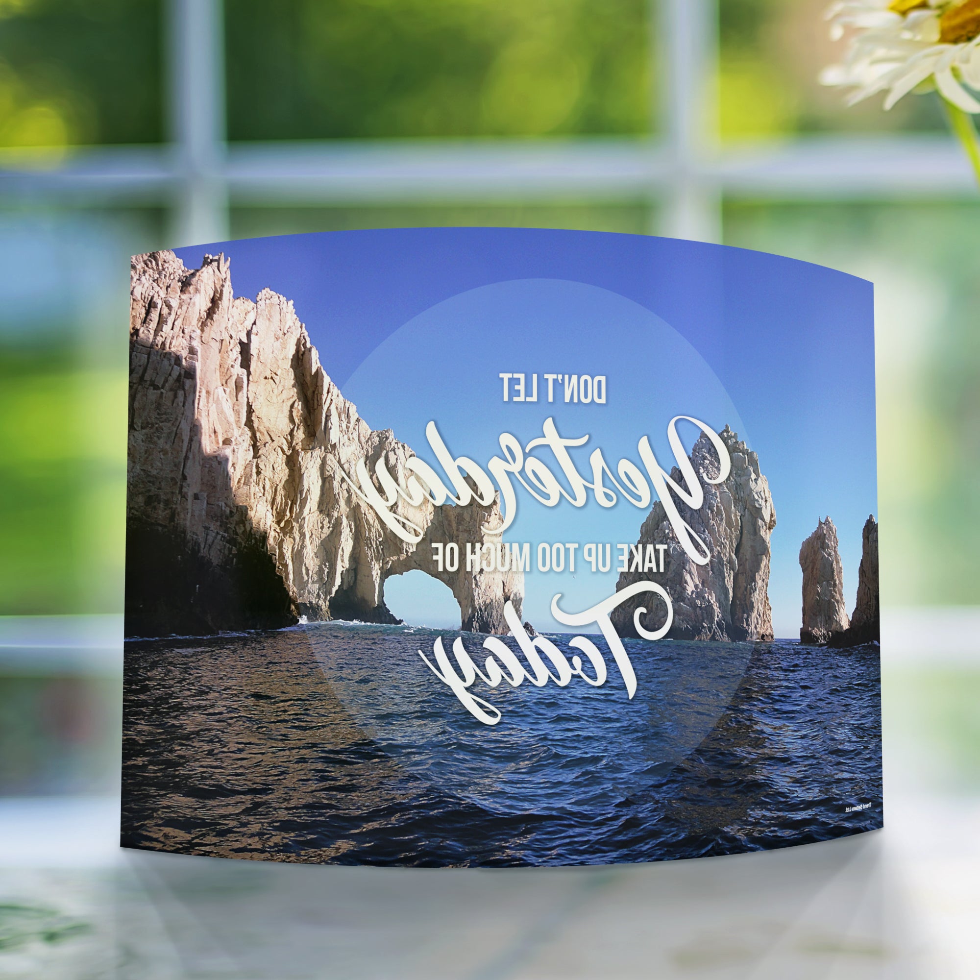 Trend Setters Original (Dont Let Yesterday) 10" x 7" Curved Acrylic Print ACP1007CUR143