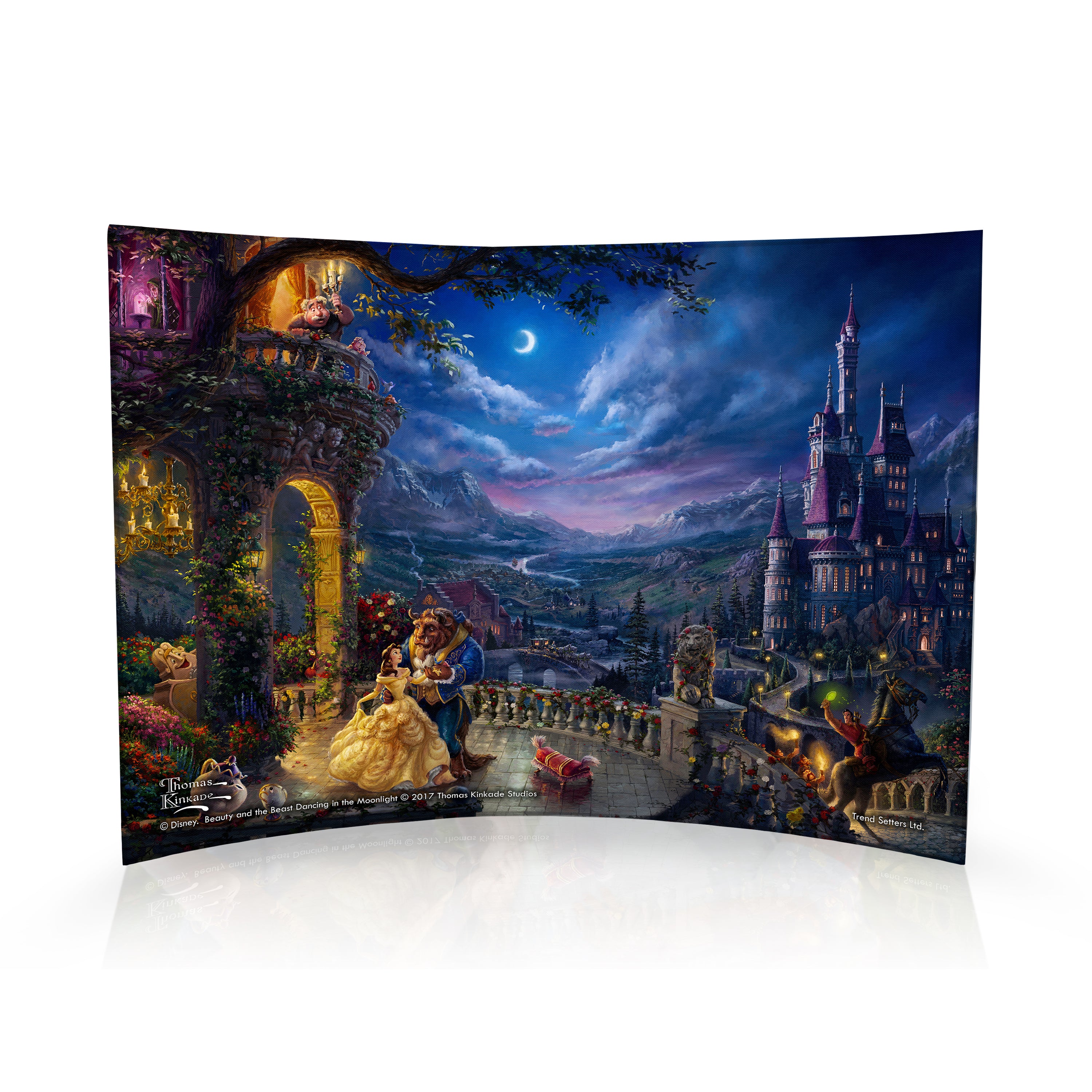 Disney (Beauty And The Beast) 10" x 7" Curved Acrylic Print ACP1007CUR147
