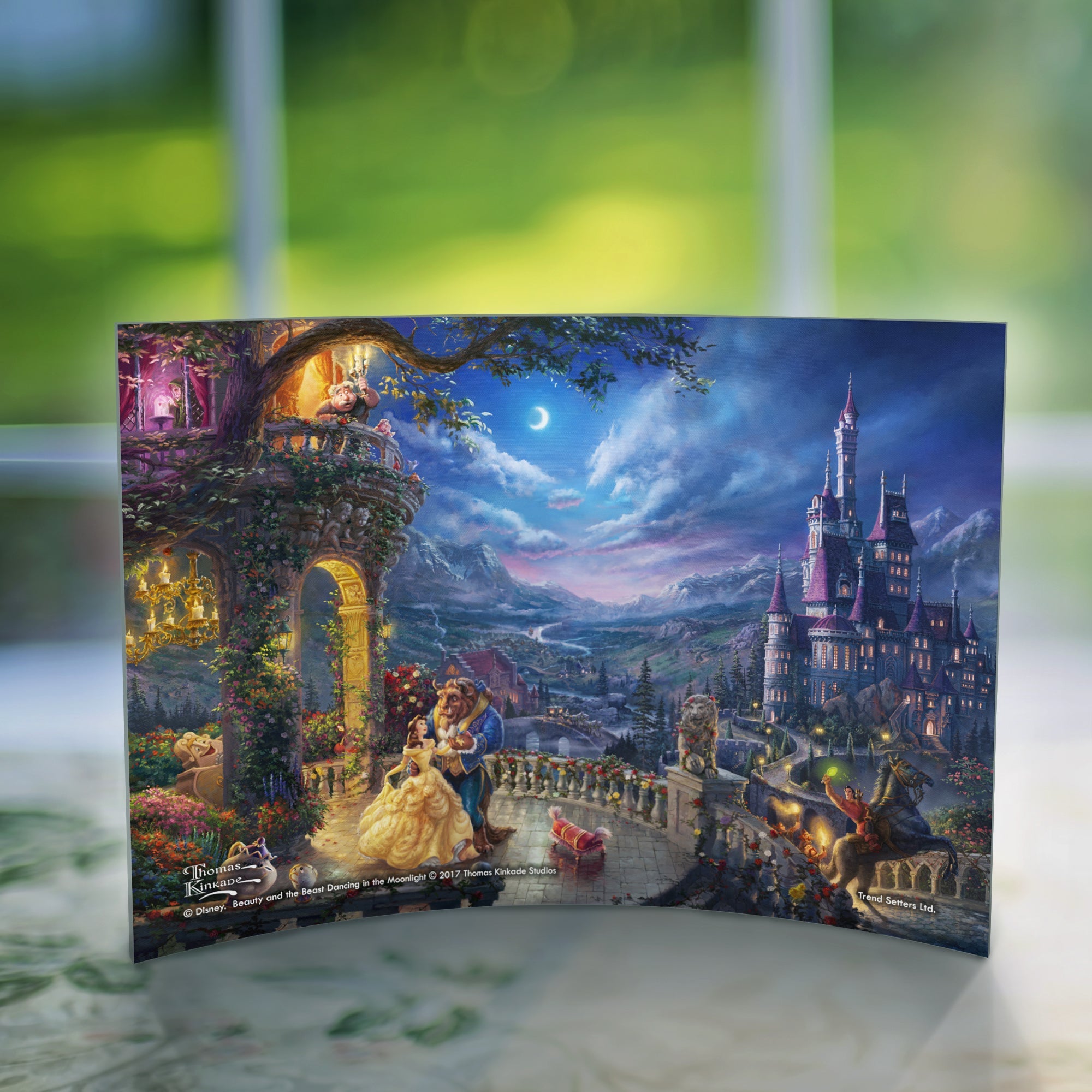 Disney (Beauty And The Beast) 10" x 7" Curved Acrylic Print ACP1007CUR147