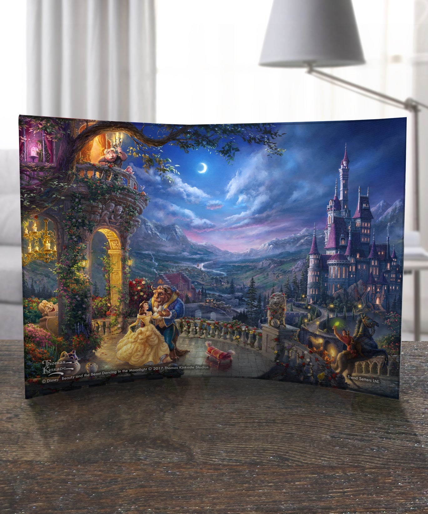 Disney (Beauty And The Beast) 10" x 7" Curved Acrylic Print ACP1007CUR147