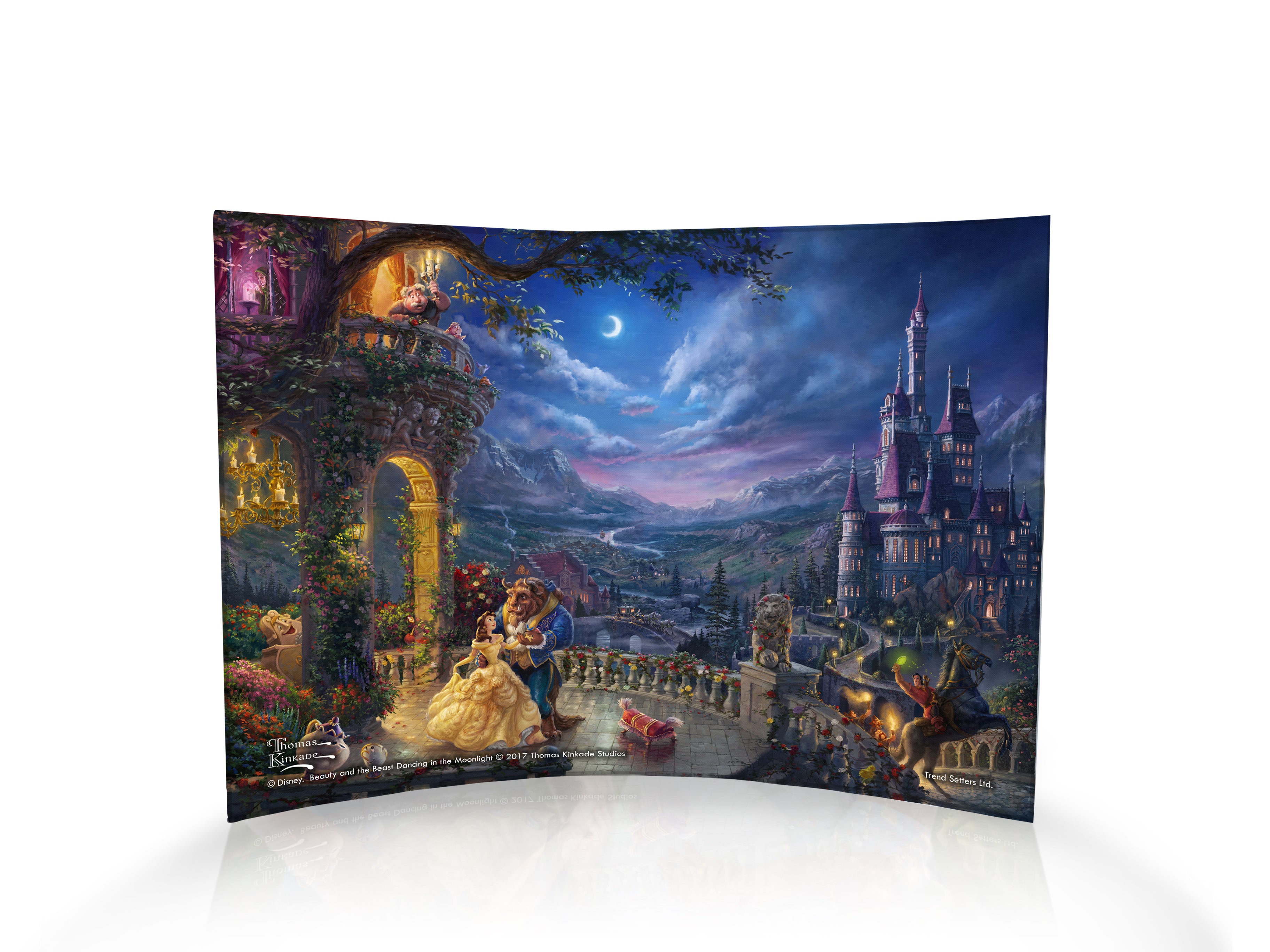 Disney (Beauty And The Beast) 10" x 7" Curved Acrylic Print ACP1007CUR147