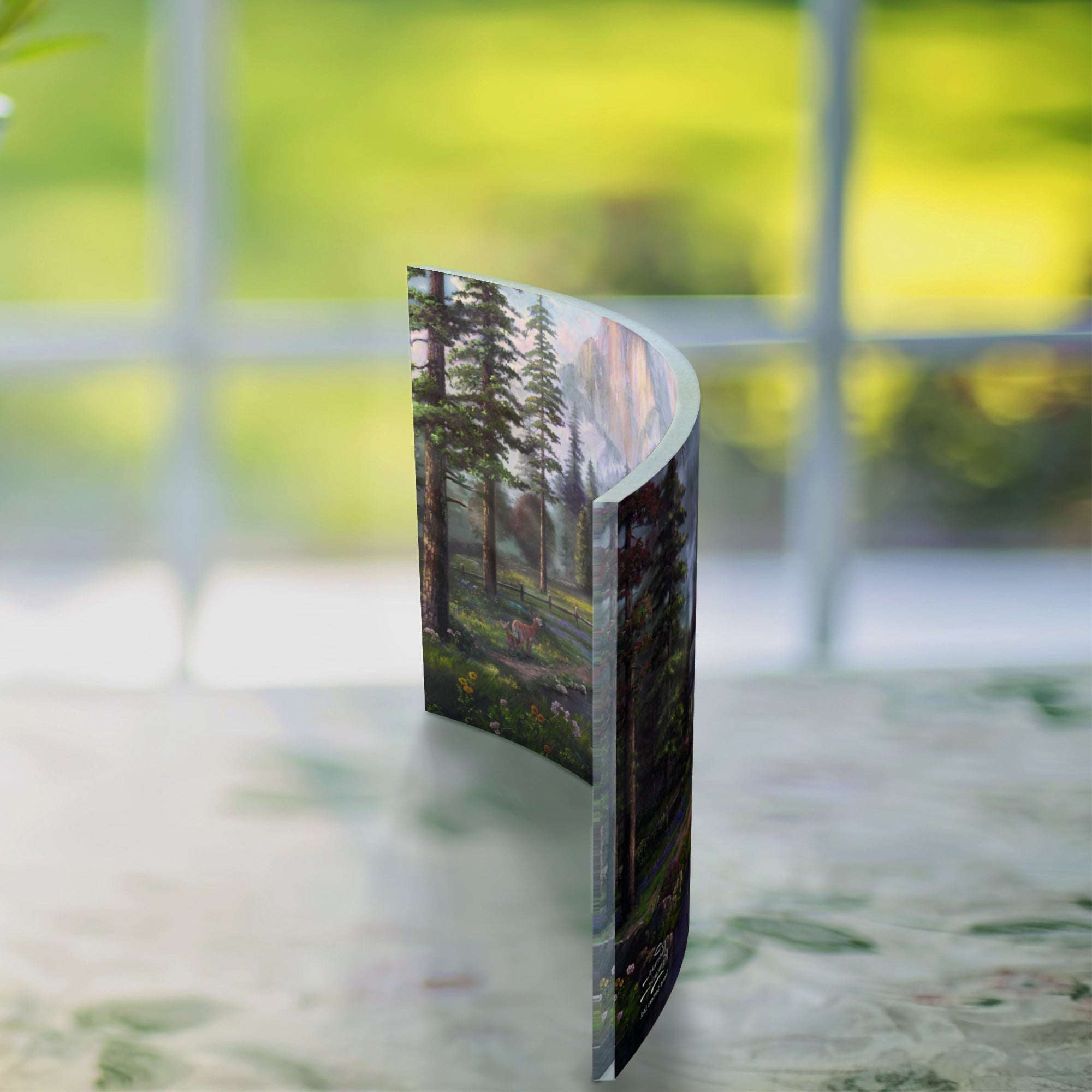 Thomas Kinkade Studios (Valley Chapel) 10" x 7" Curved Acrylic Print ACP1007CUR148