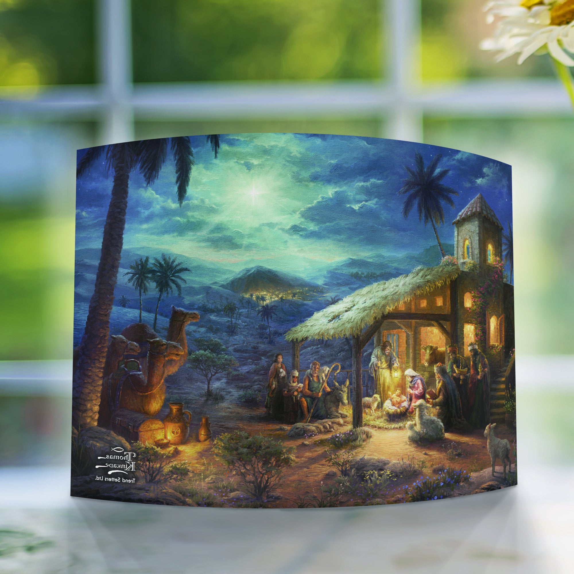 Thomas Kinkade Studios (The Nativity) 10" x 7" Curved Acrylic Print ACP1007CUR149
