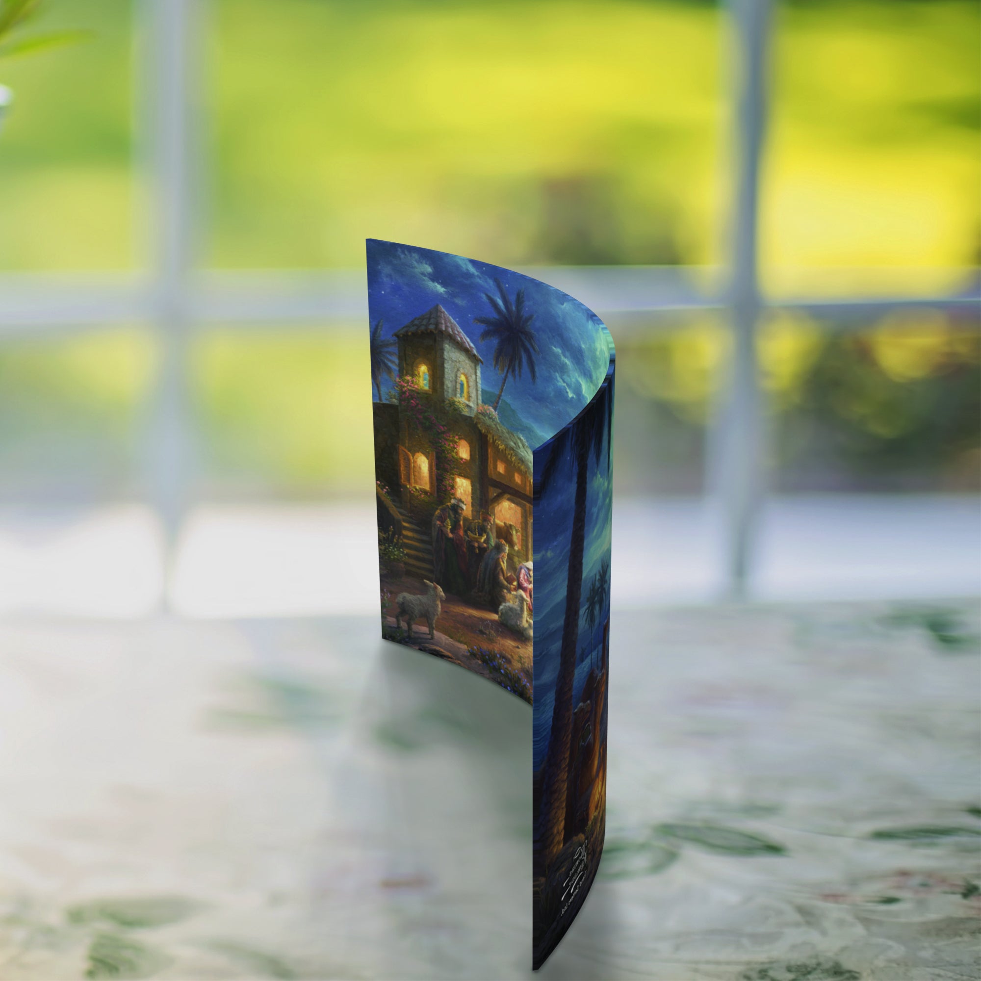 Thomas Kinkade Studios (The Nativity) 10" x 7" Curved Acrylic Print ACP1007CUR149