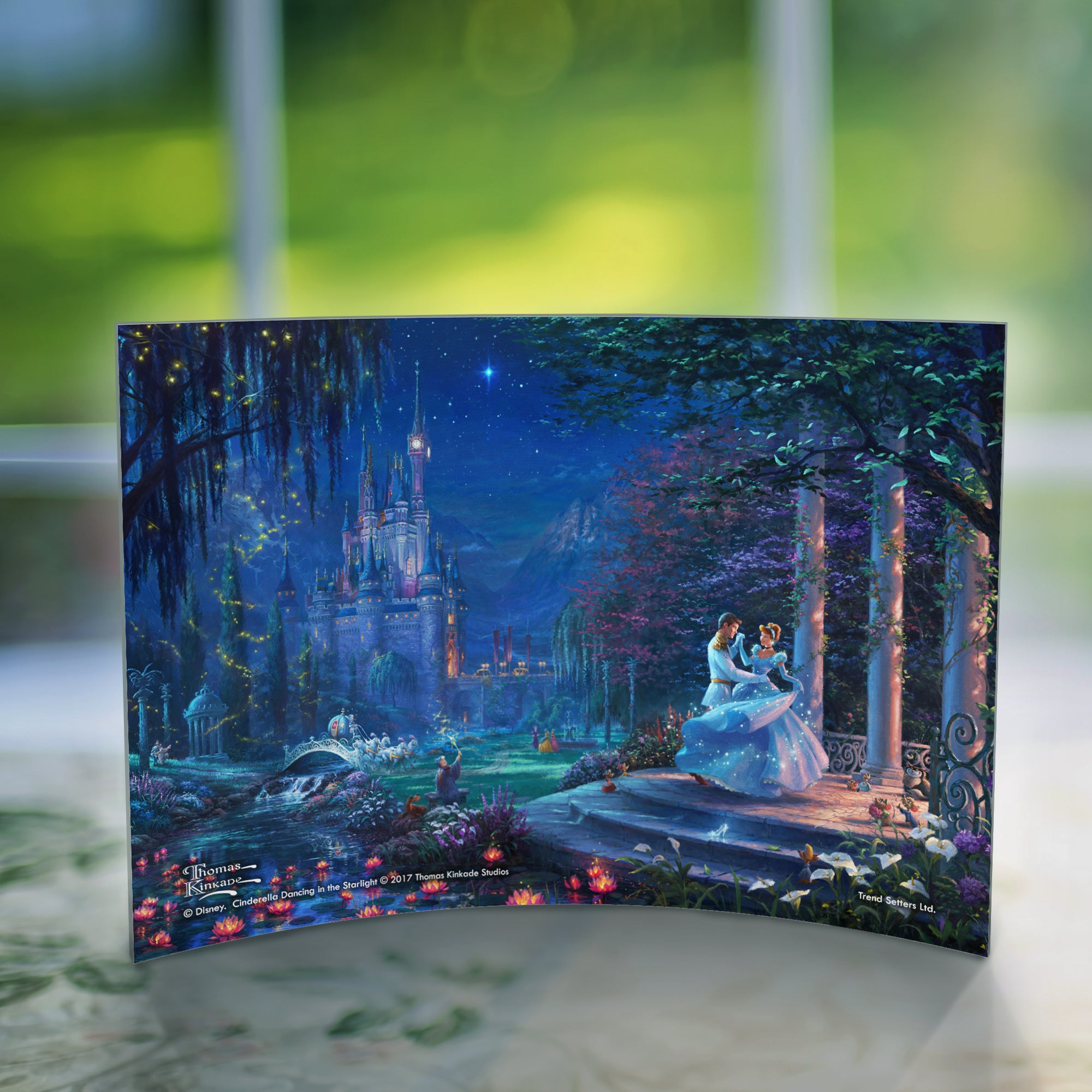 Disney (Cinderella Dancing in the Starlight) 10" x 7" Curved Acrylic Print ACP1007CUR164