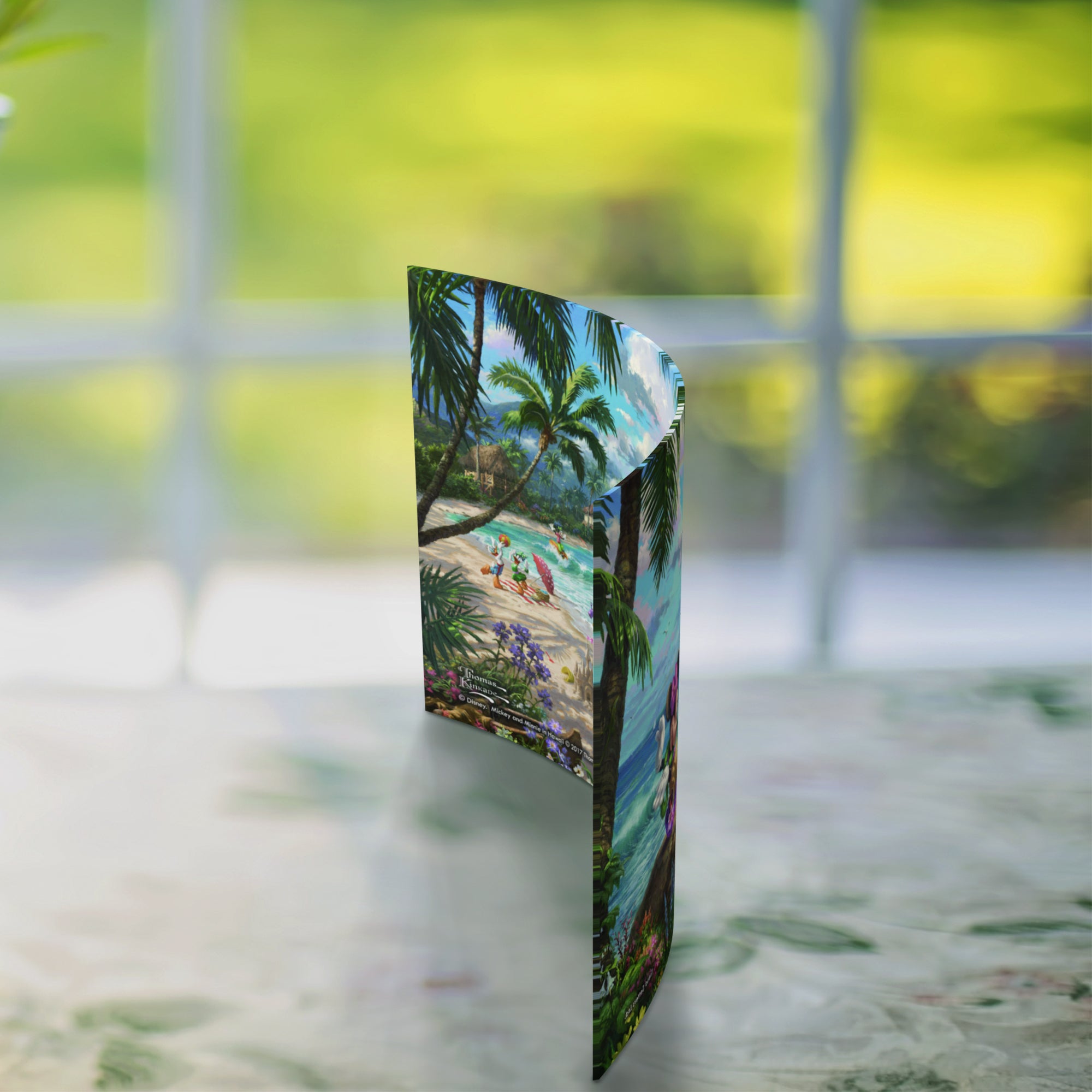 Disney (Mickey and Minnie in Hawaii) 10" x 7" Curved Acrylic Print ACP1007CUR233