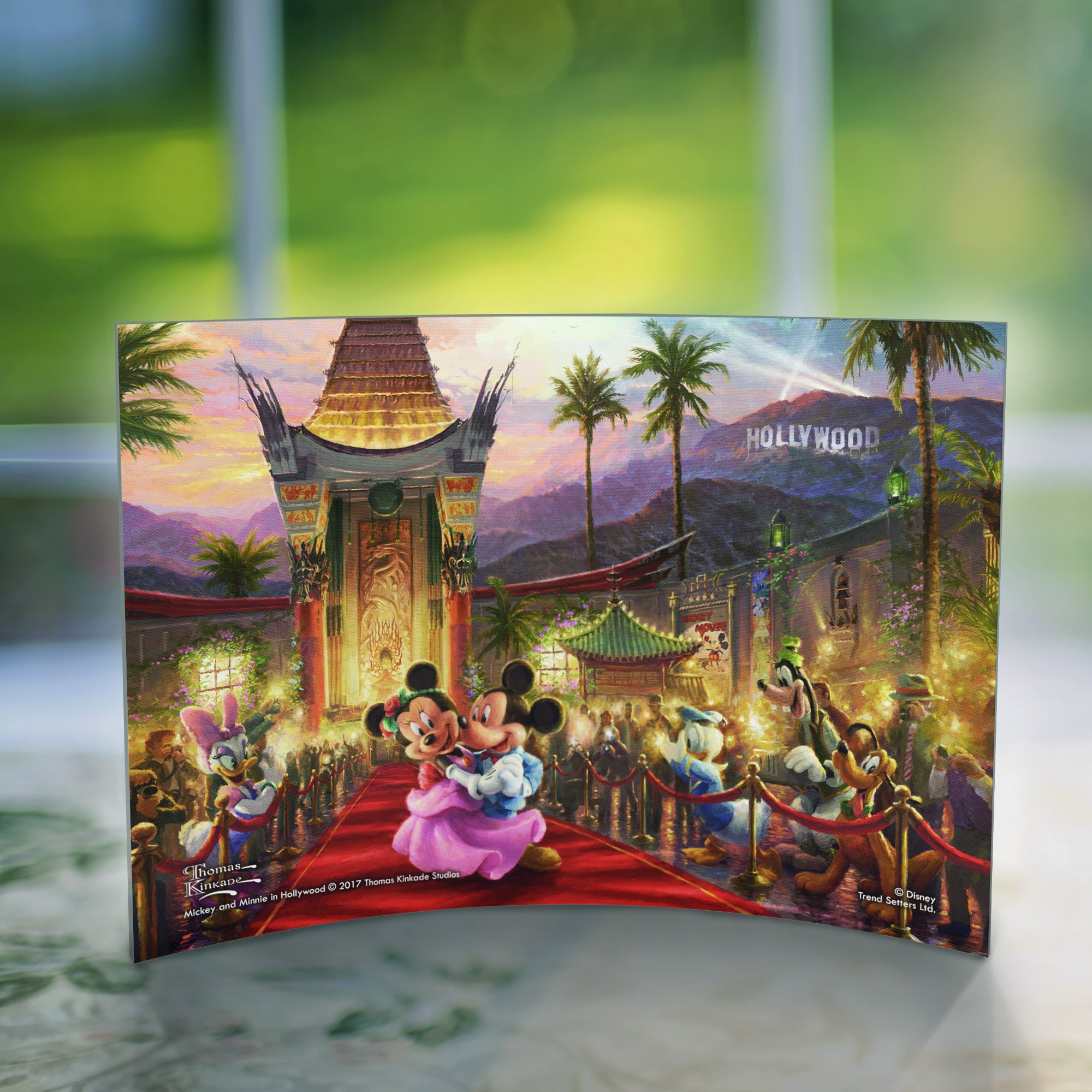 Disney (Mickey and Minnie in Hollywood) 10" x 7" Curved Acrylic Print ACP1007CUR250