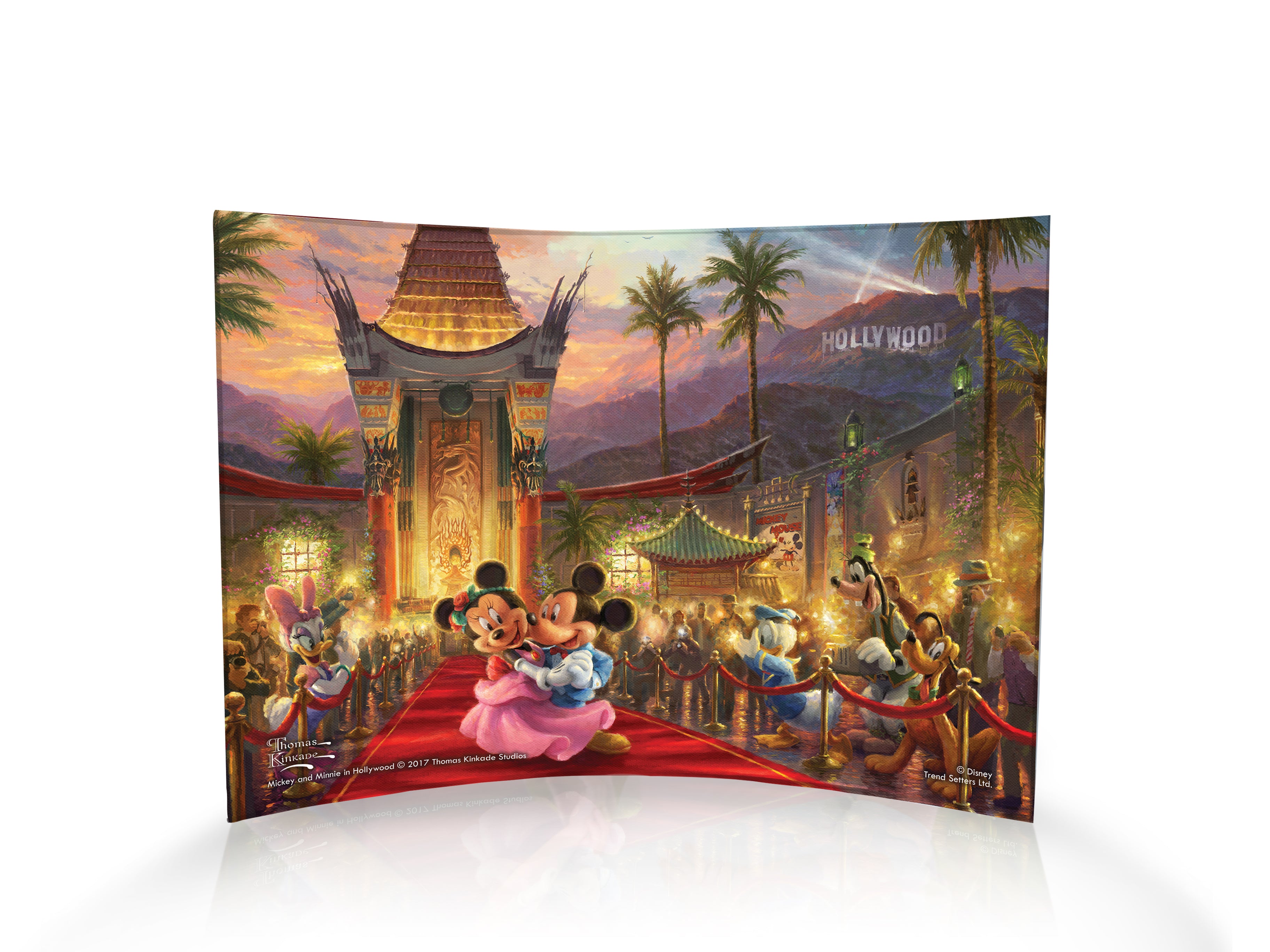 Disney (Mickey and Minnie in Hollywood) 10" x 7" Curved Acrylic Print ACP1007CUR250