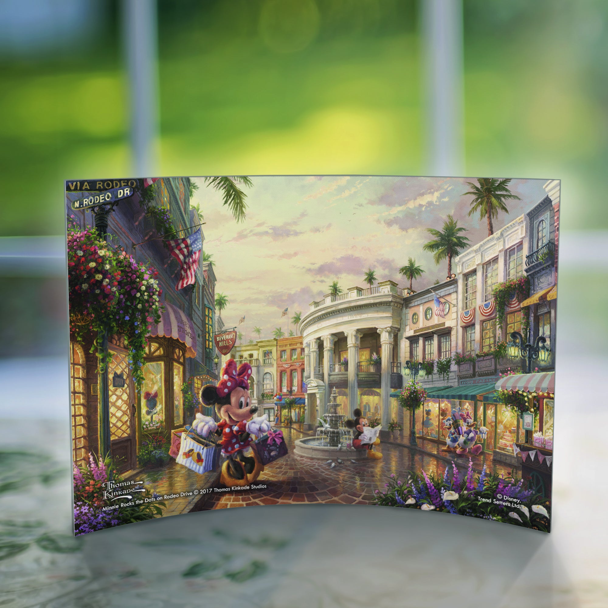 Disney (Minnie Rocks the Dots on Rodeo Drive) 10" x 7" Curved Acrylic Print ACP1007CUR252