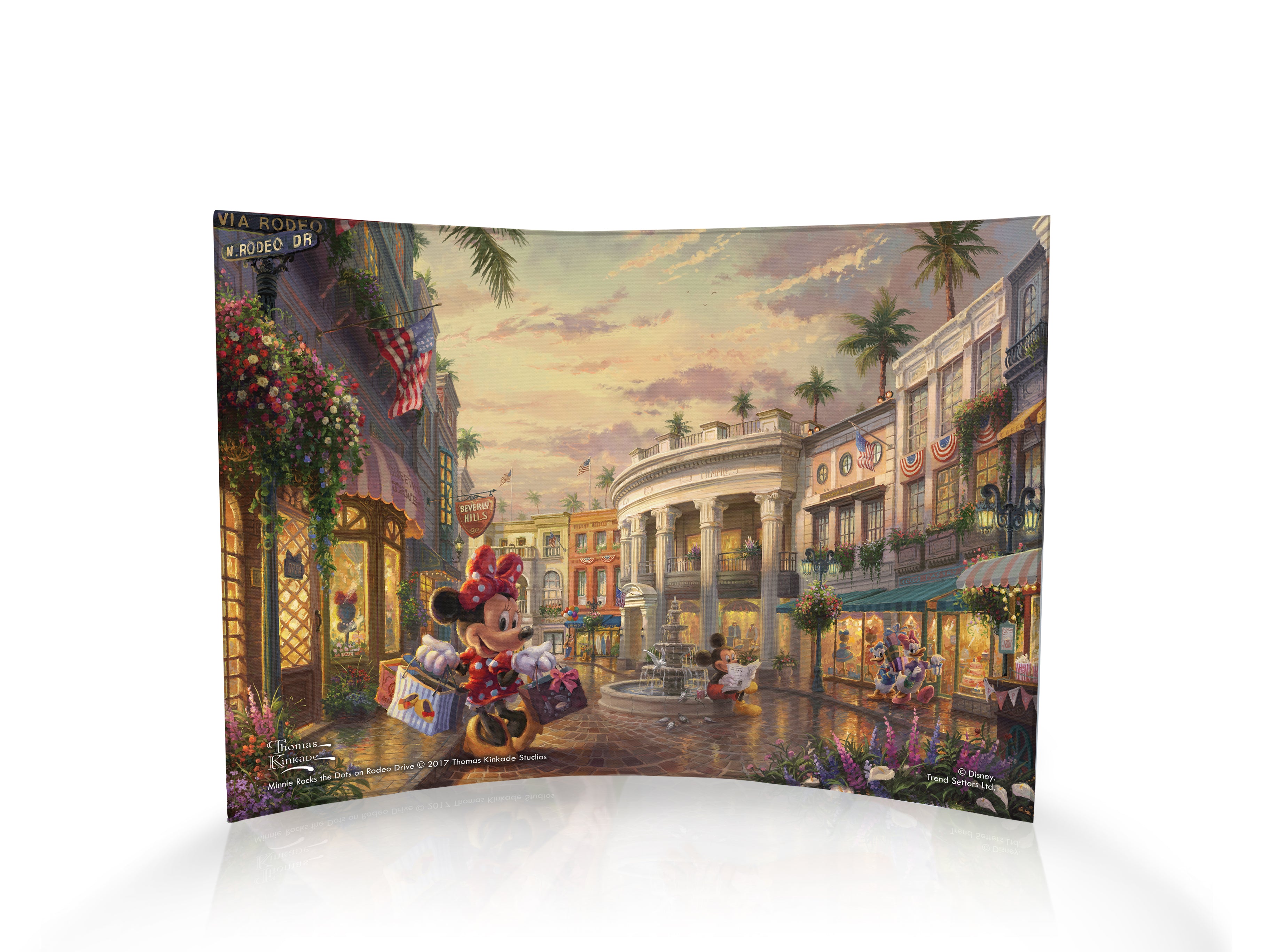 Disney (Minnie Rocks the Dots on Rodeo Drive) 10" x 7" Curved Acrylic Print ACP1007CUR252