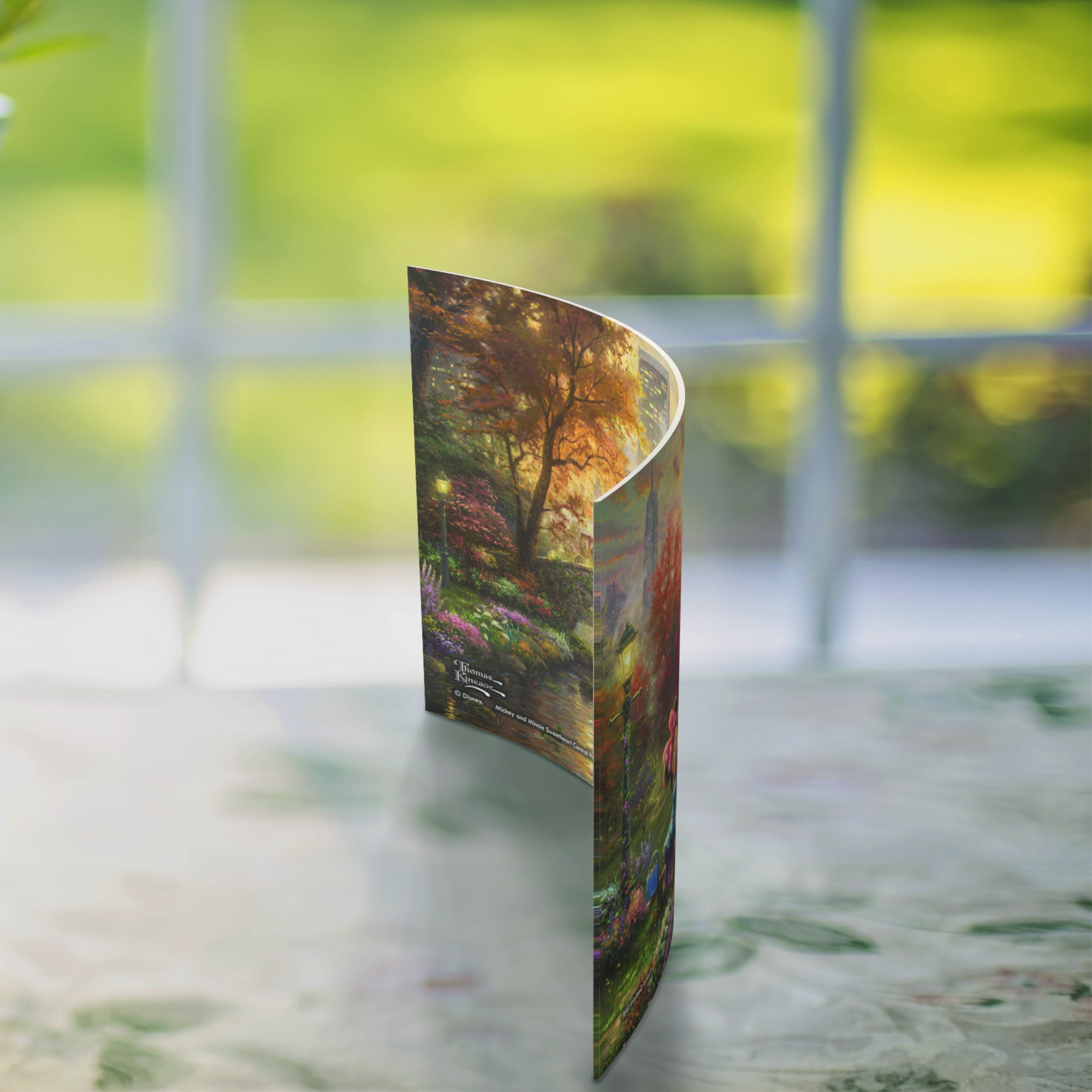 Disney (Mickey and Minnie Sweetheart Central Park) 10" x 7" Curved Acrylic Print ACP1007CUR307