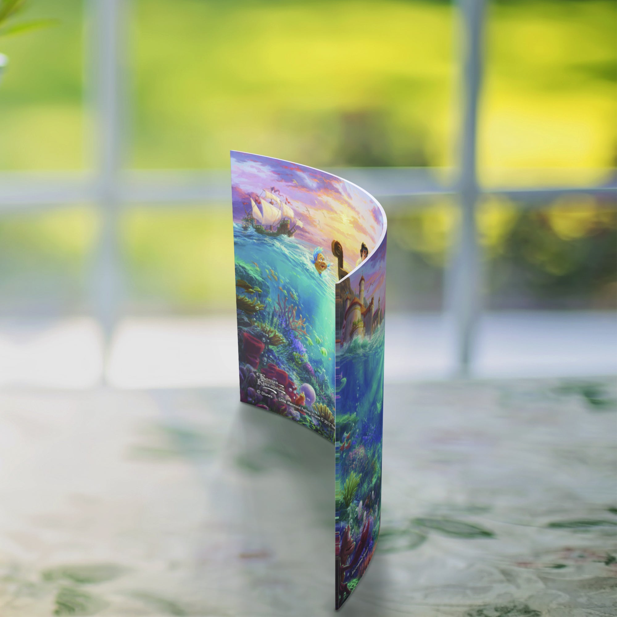 Disney (Little Mermaid Falling in Love) 10" x 7" Curved Acrylic Print ACP1007CUR309