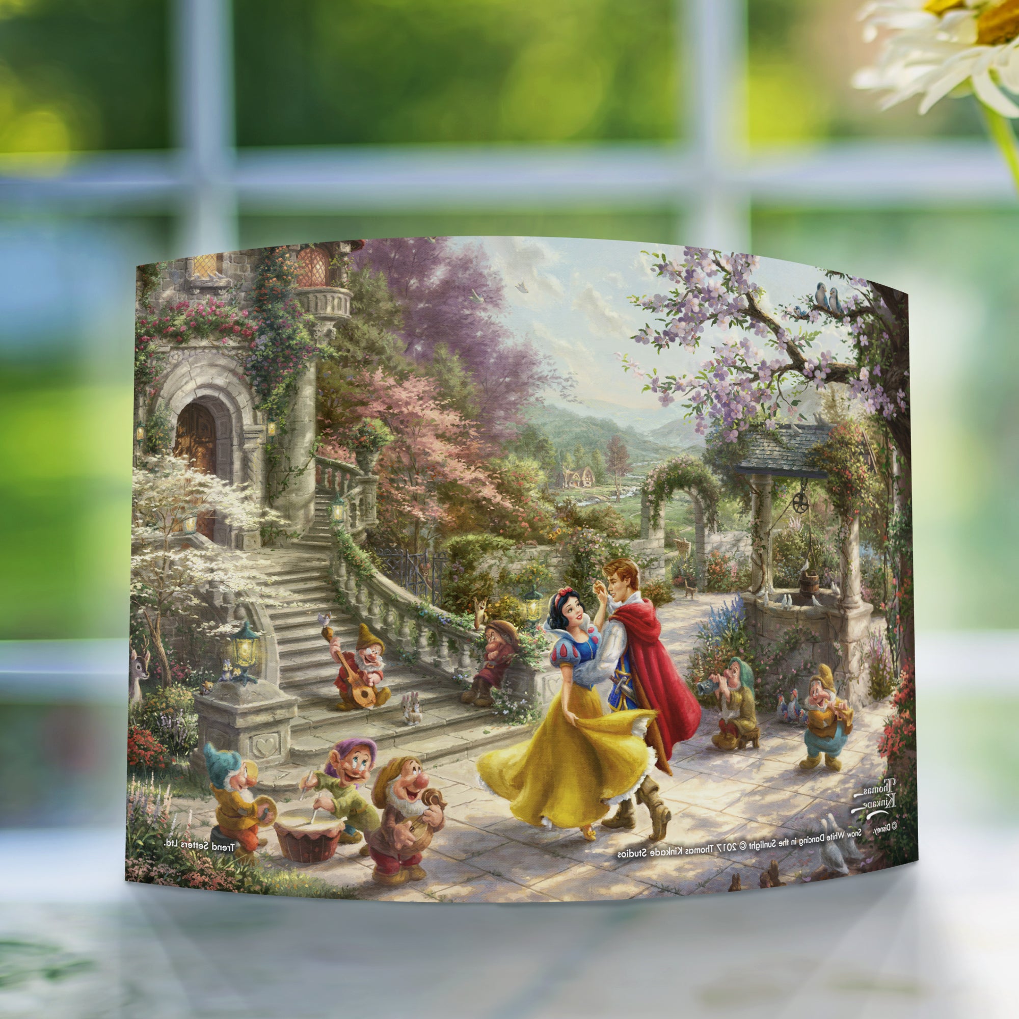 Disney (Snow White Dancing in the Sunlight) 10" x 7" Curved Acrylic Print ACP1007CUR331