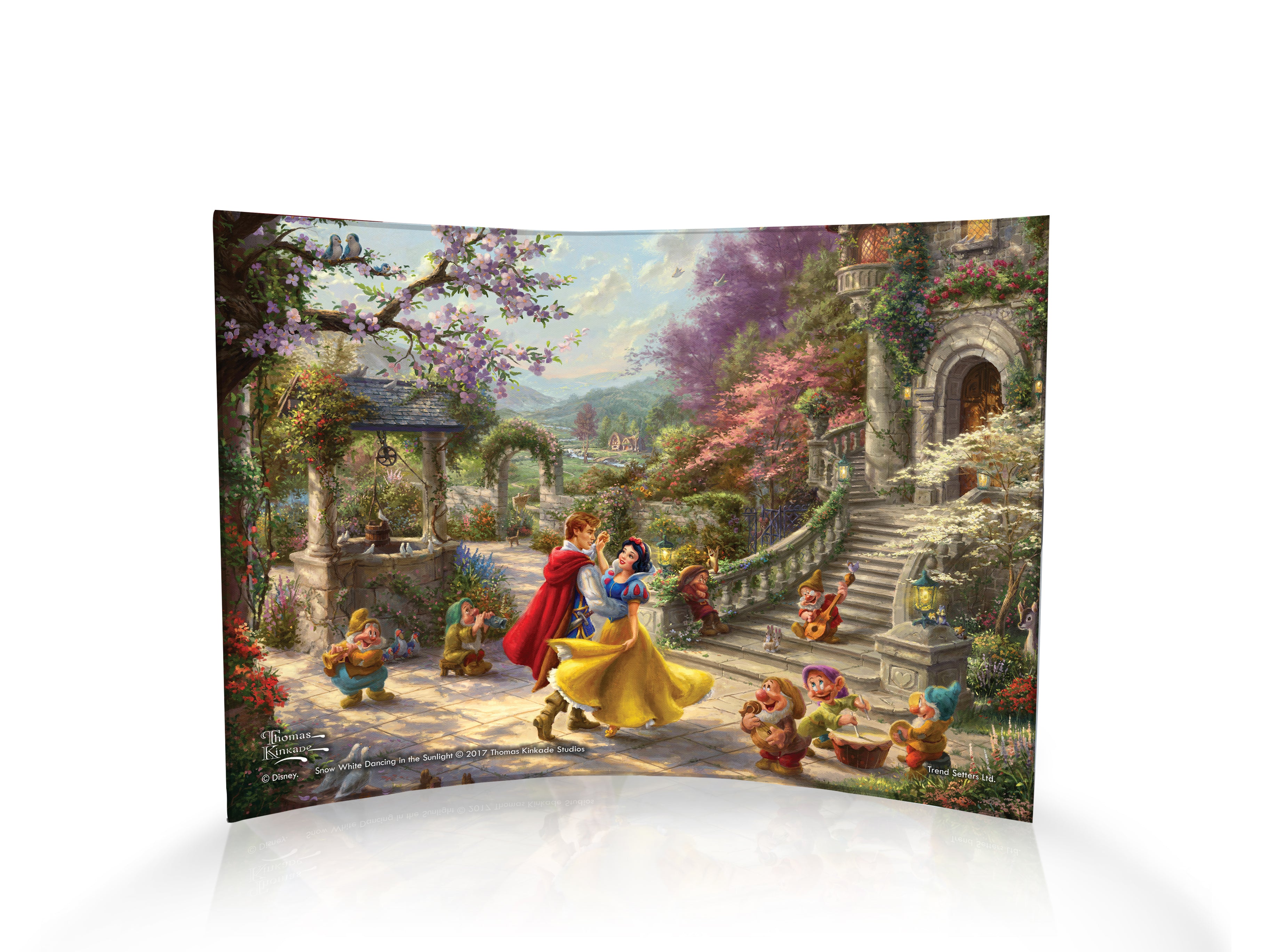 Disney (Snow White Dancing in the Sunlight) 10" x 7" Curved Acrylic Print ACP1007CUR331