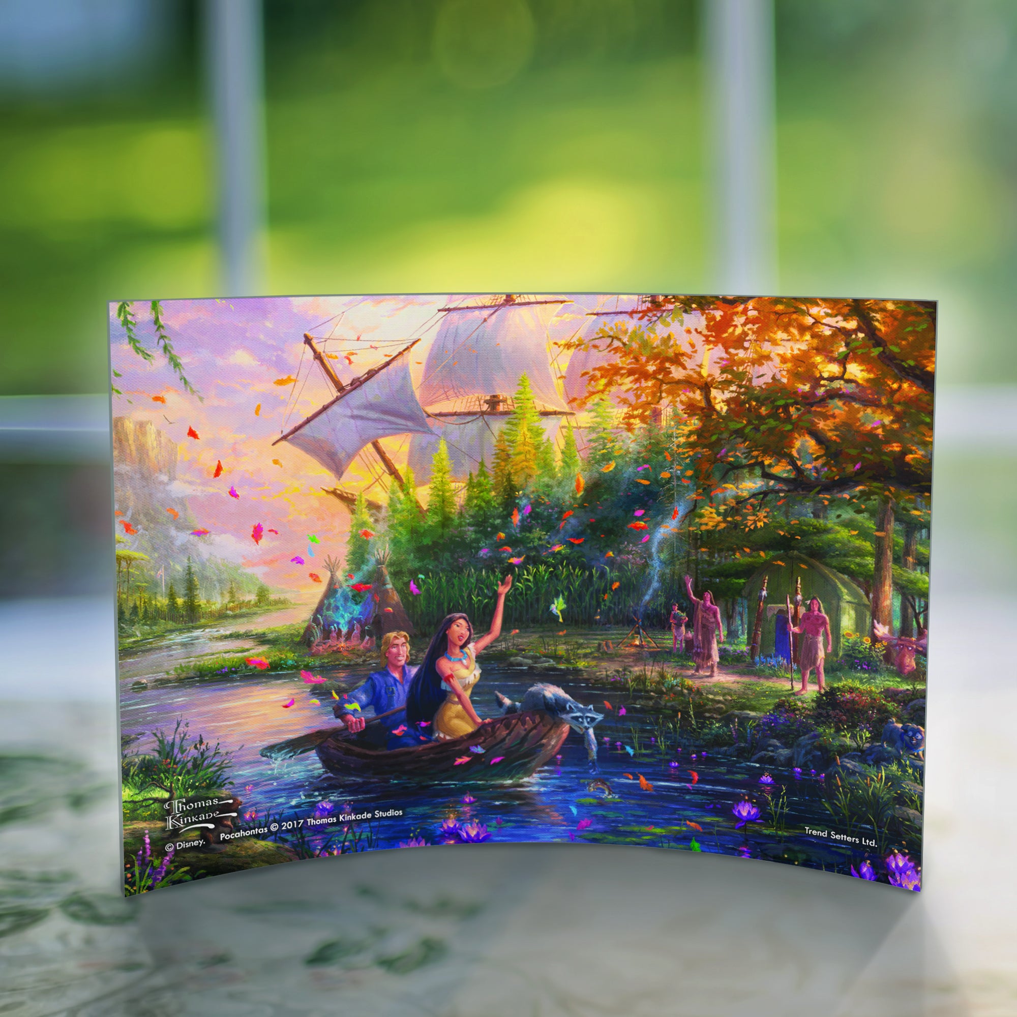 Disney (Pocahontas) 10" x 7" Curved Acrylic Print ACP1007CUR332