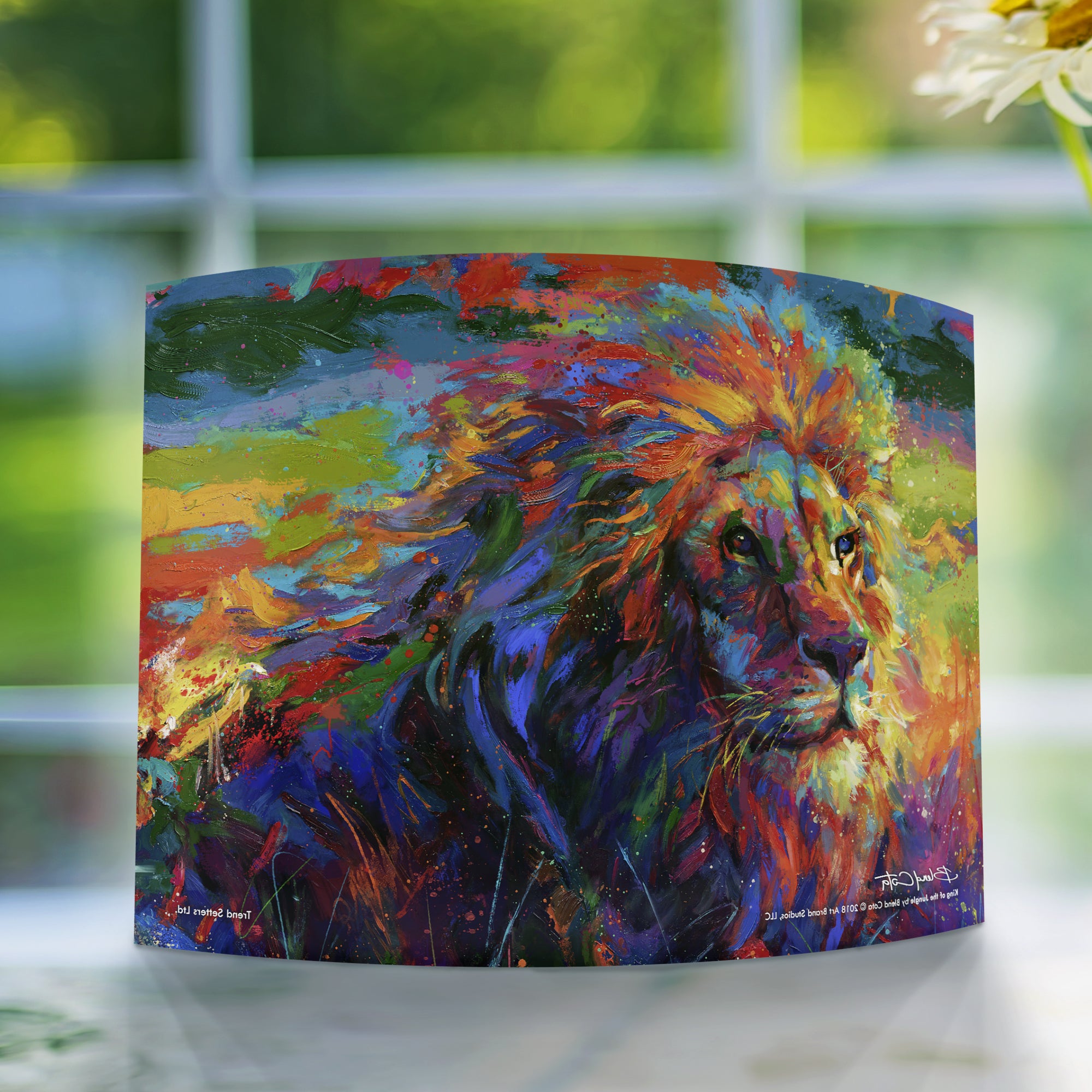 Blend Cota (King of the Jungle) 10" x 7" Curved Acrylic Print ACP1007CUR385
