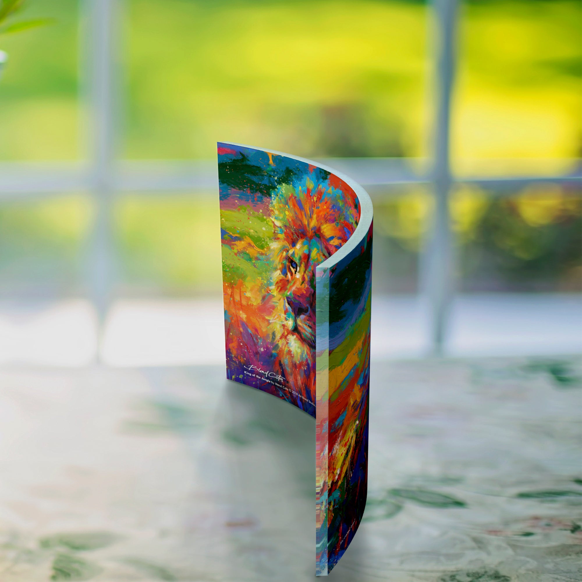 Blend Cota (King of the Jungle) 10" x 7" Curved Acrylic Print ACP1007CUR385