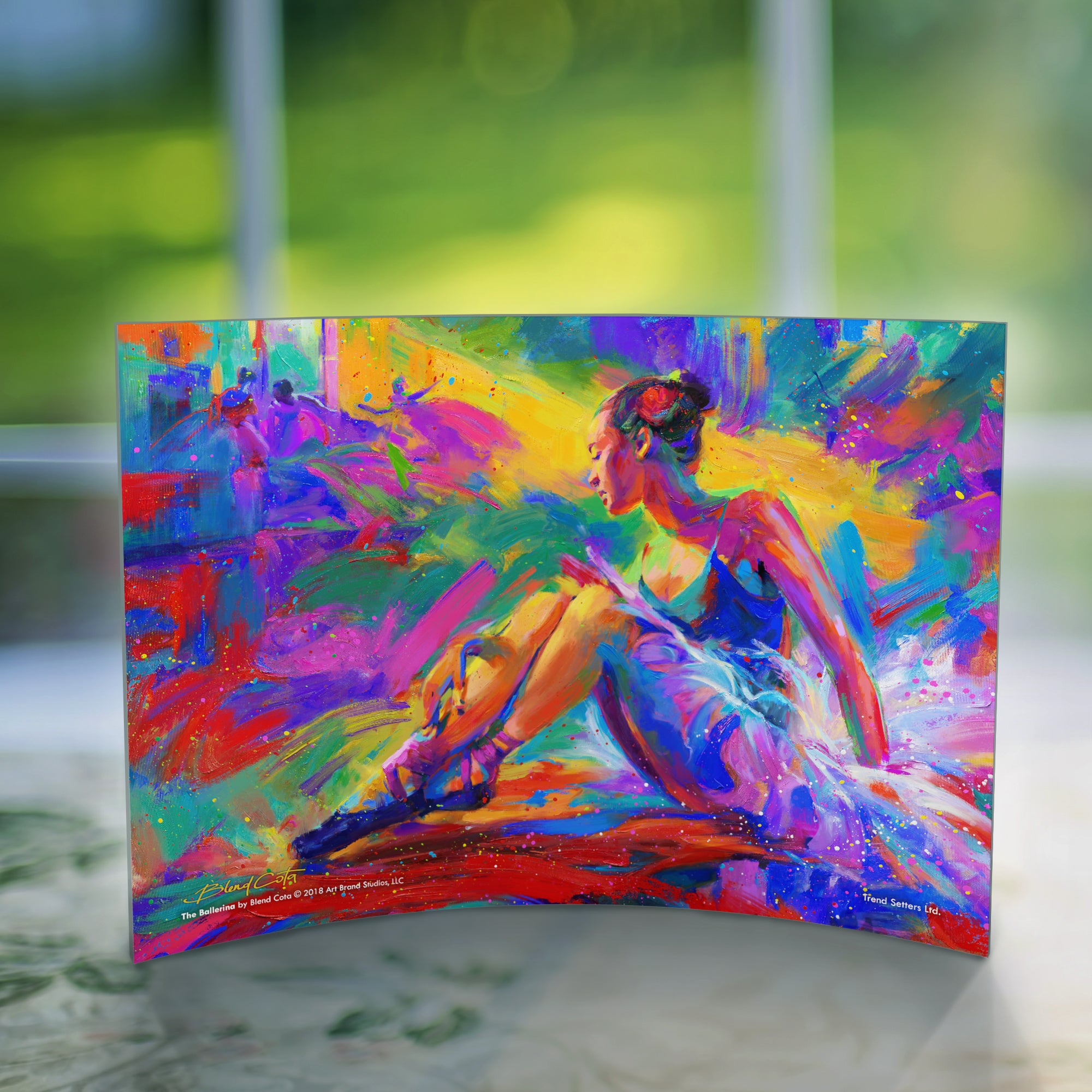 Blend Cota (The Ballerina) 10" x 7" Curved Acrylic Print ACP1007CUR386