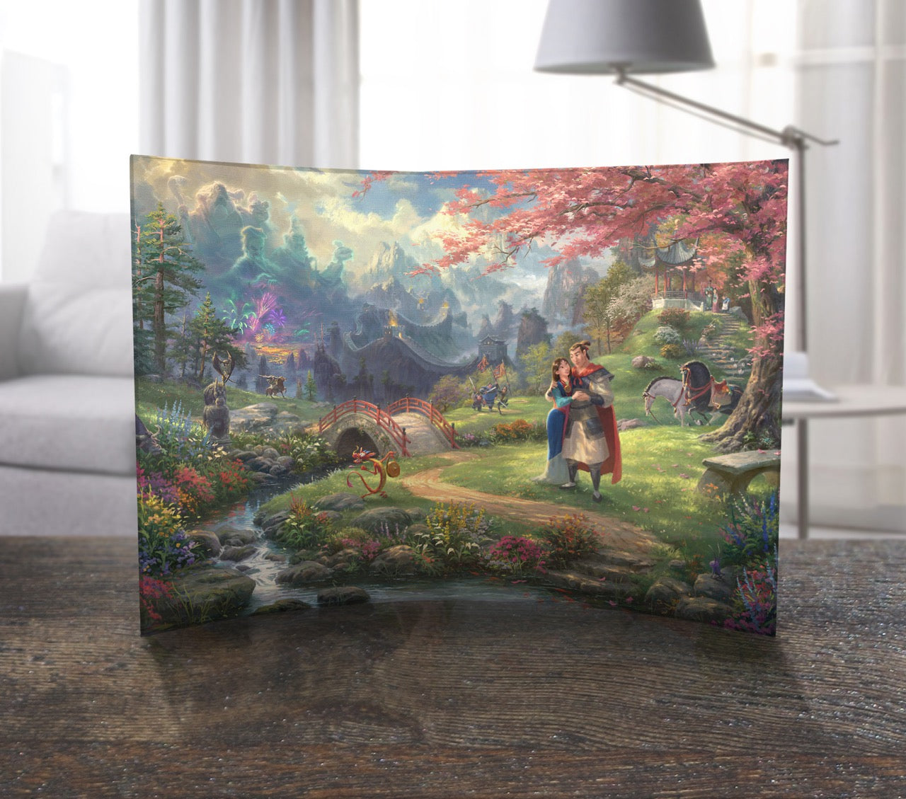 Disney (Mulan Blossoms of Love) 10” x 7” Curved Acrylic Print ACP1007CUR476